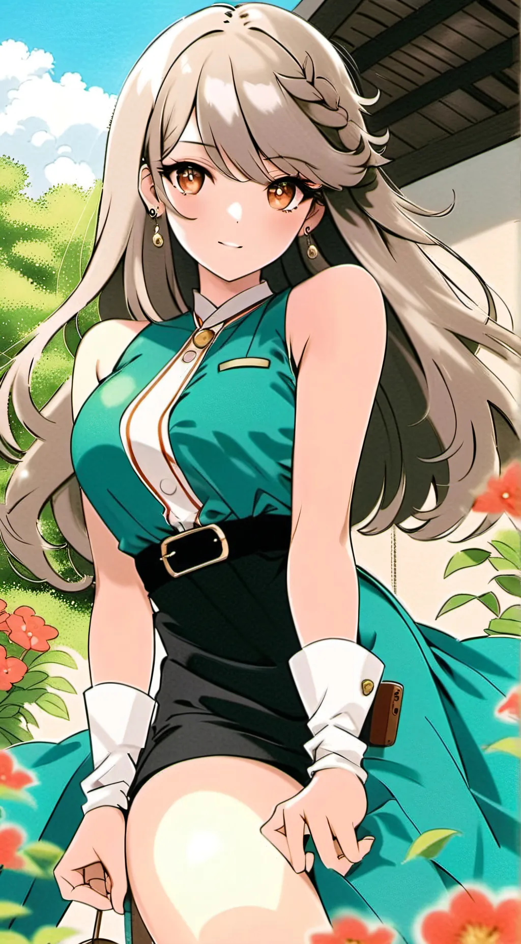 ai character: cute slave background