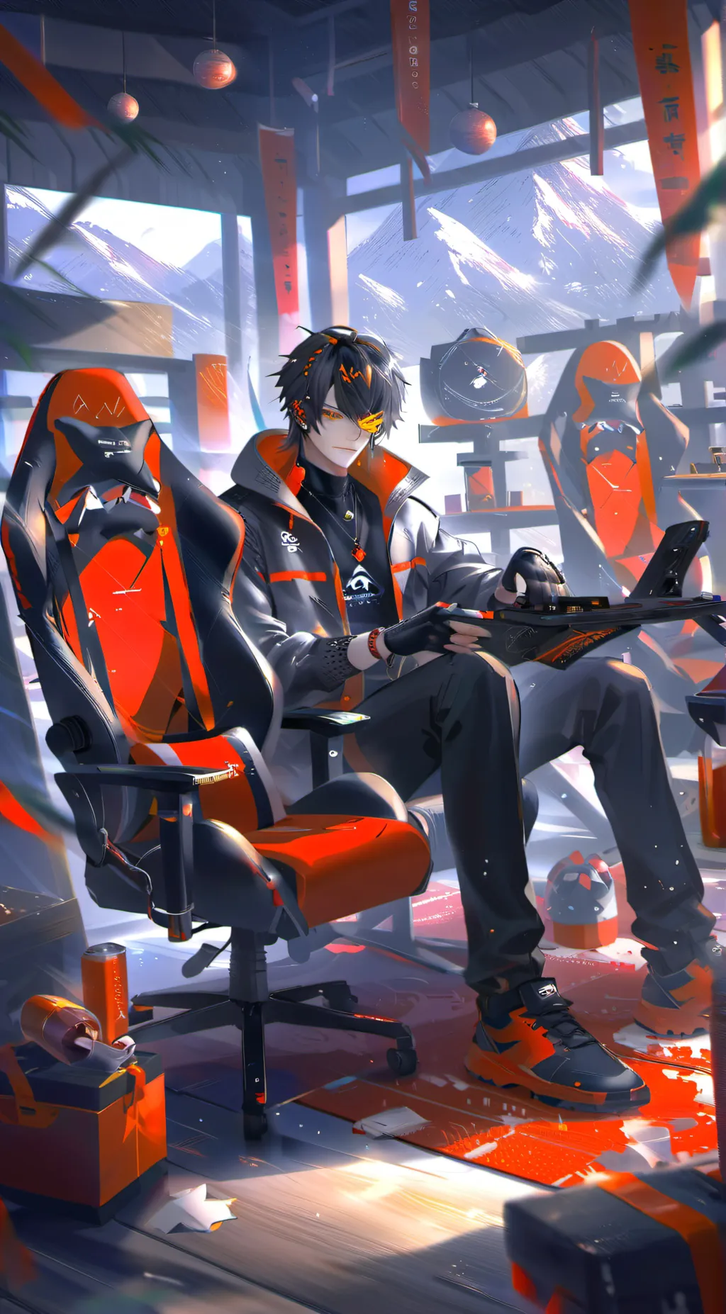 ai character: Asher background