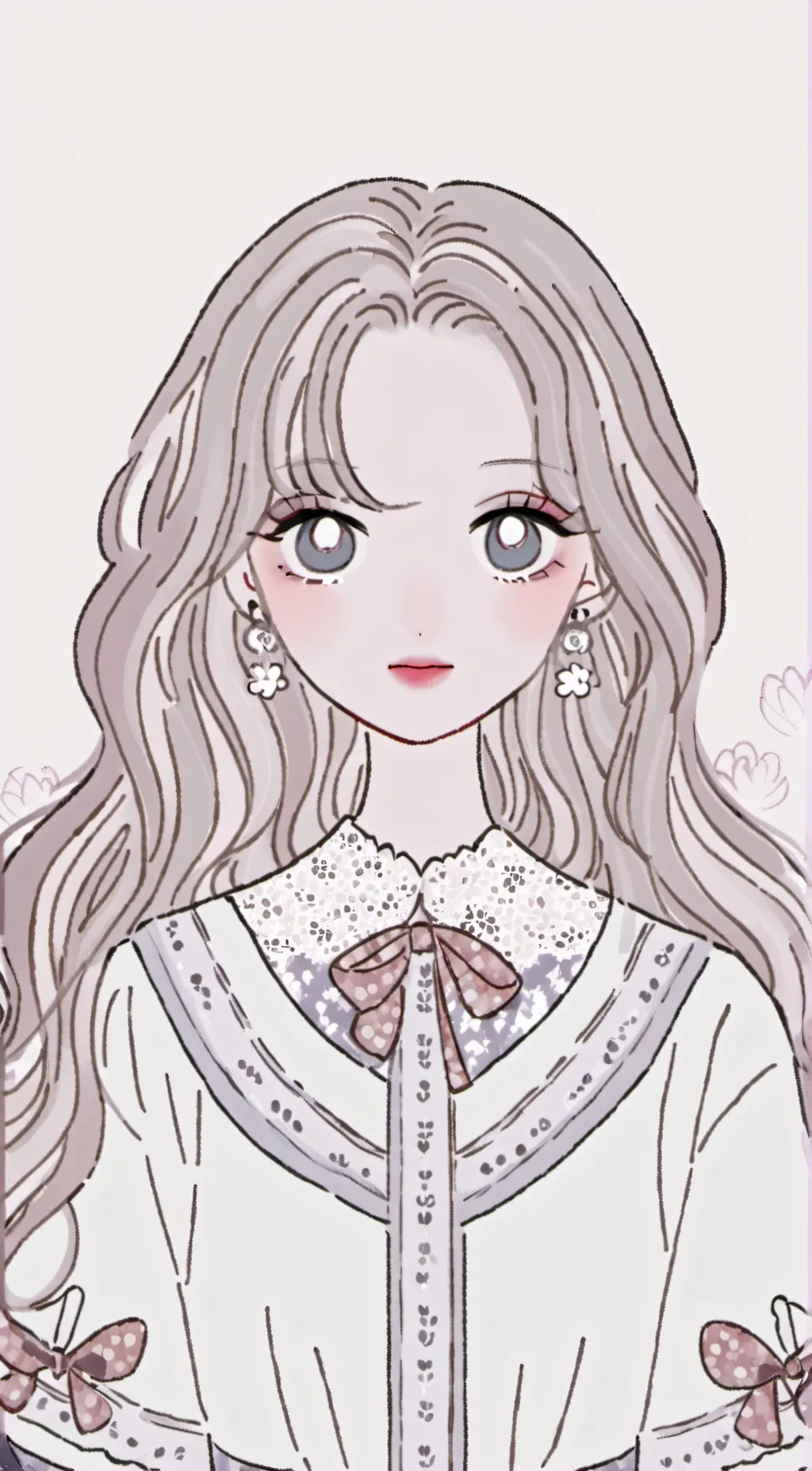 ai character: Amber background