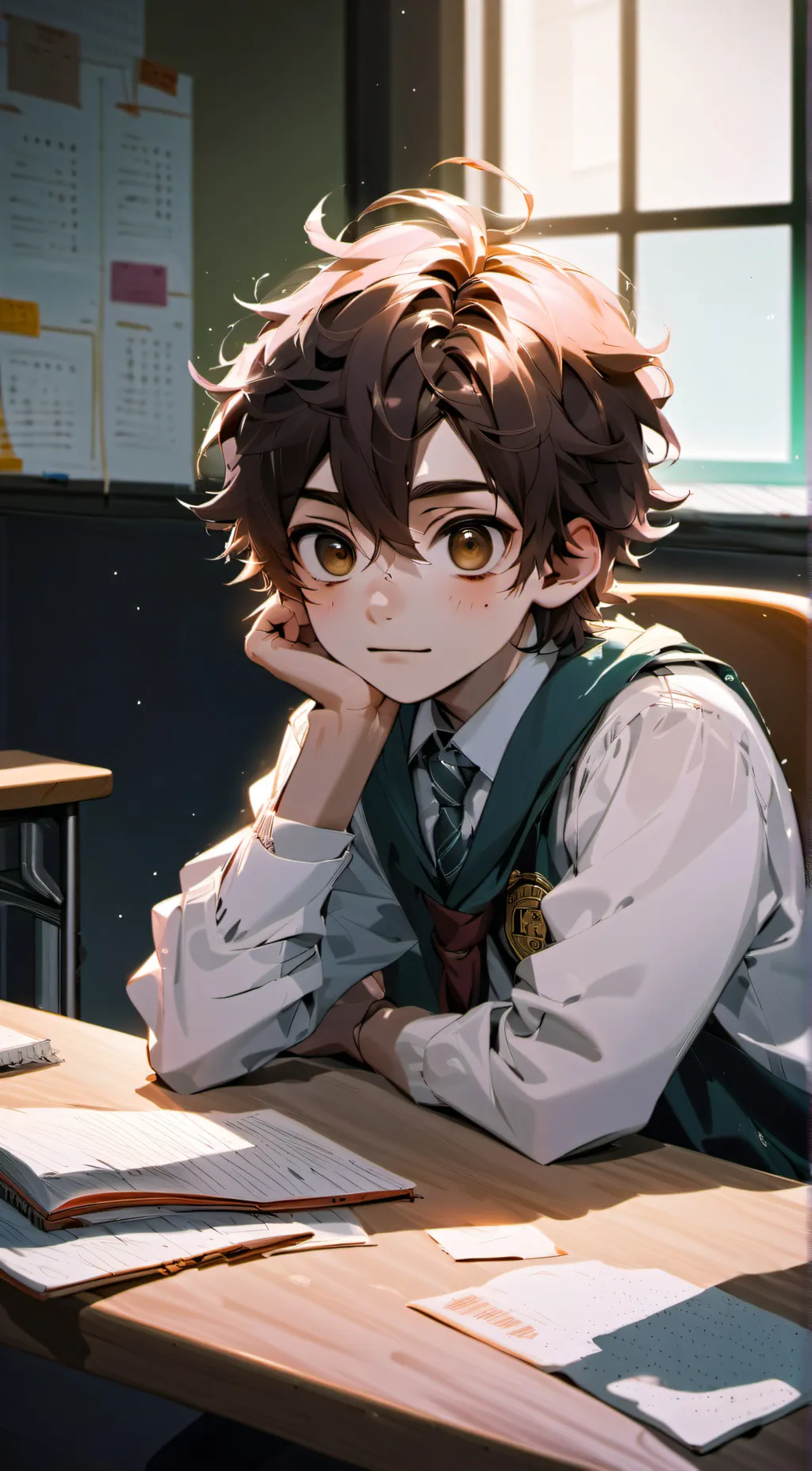ai character: Chris background
