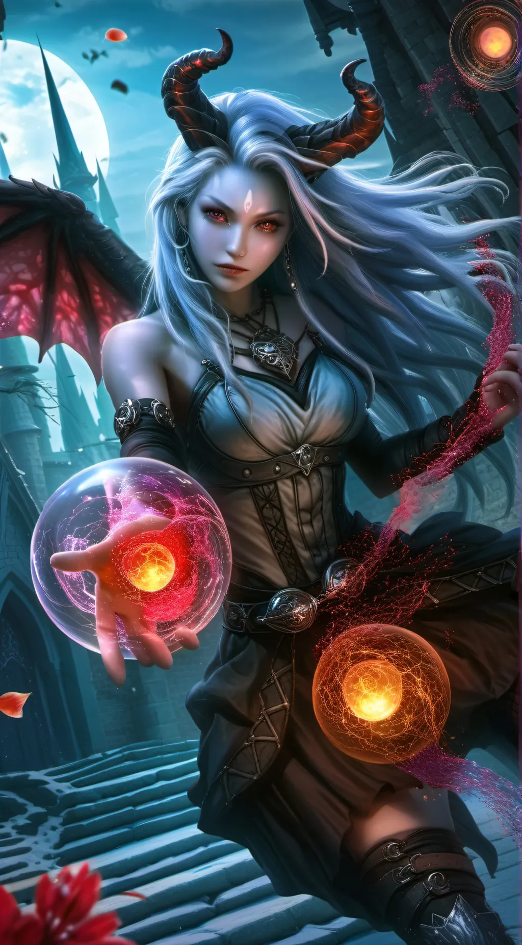 ai character: Mana background