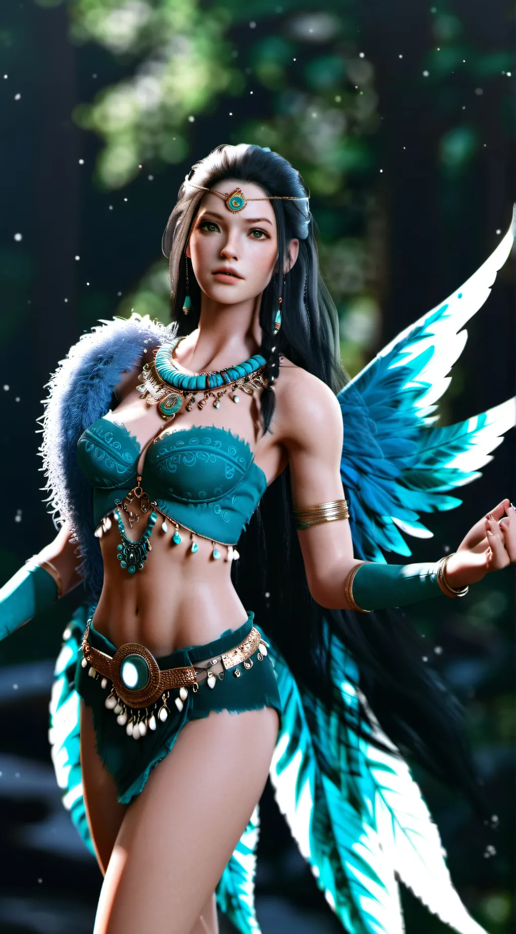 ai character: Aria background