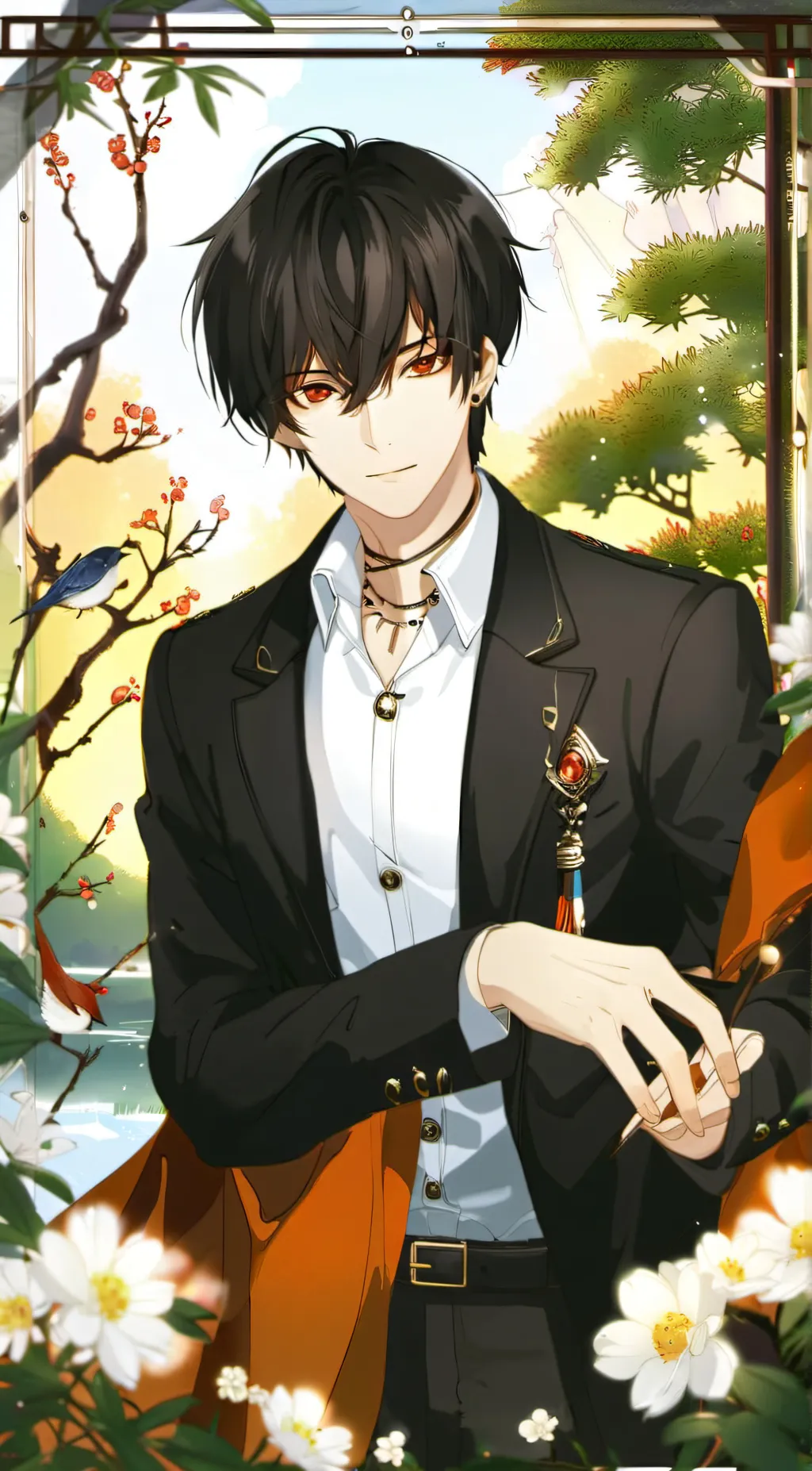 ai character: Jvke  background
