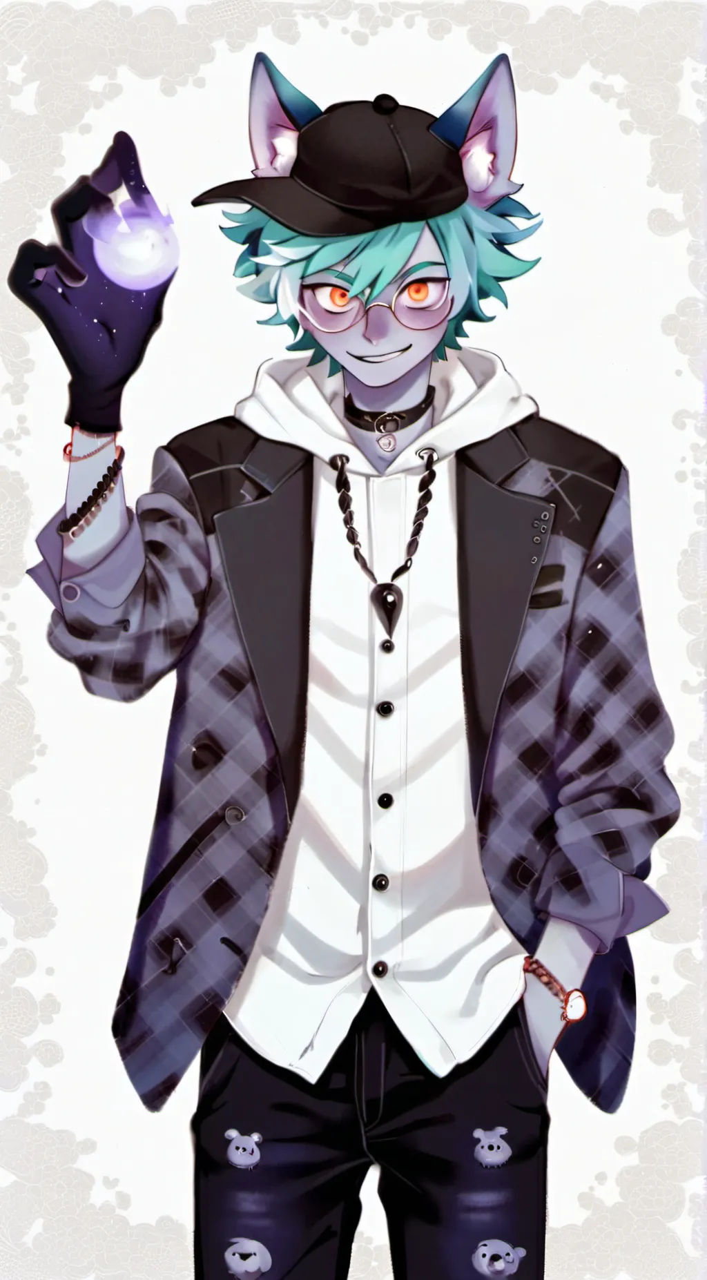 ai character: Luna background