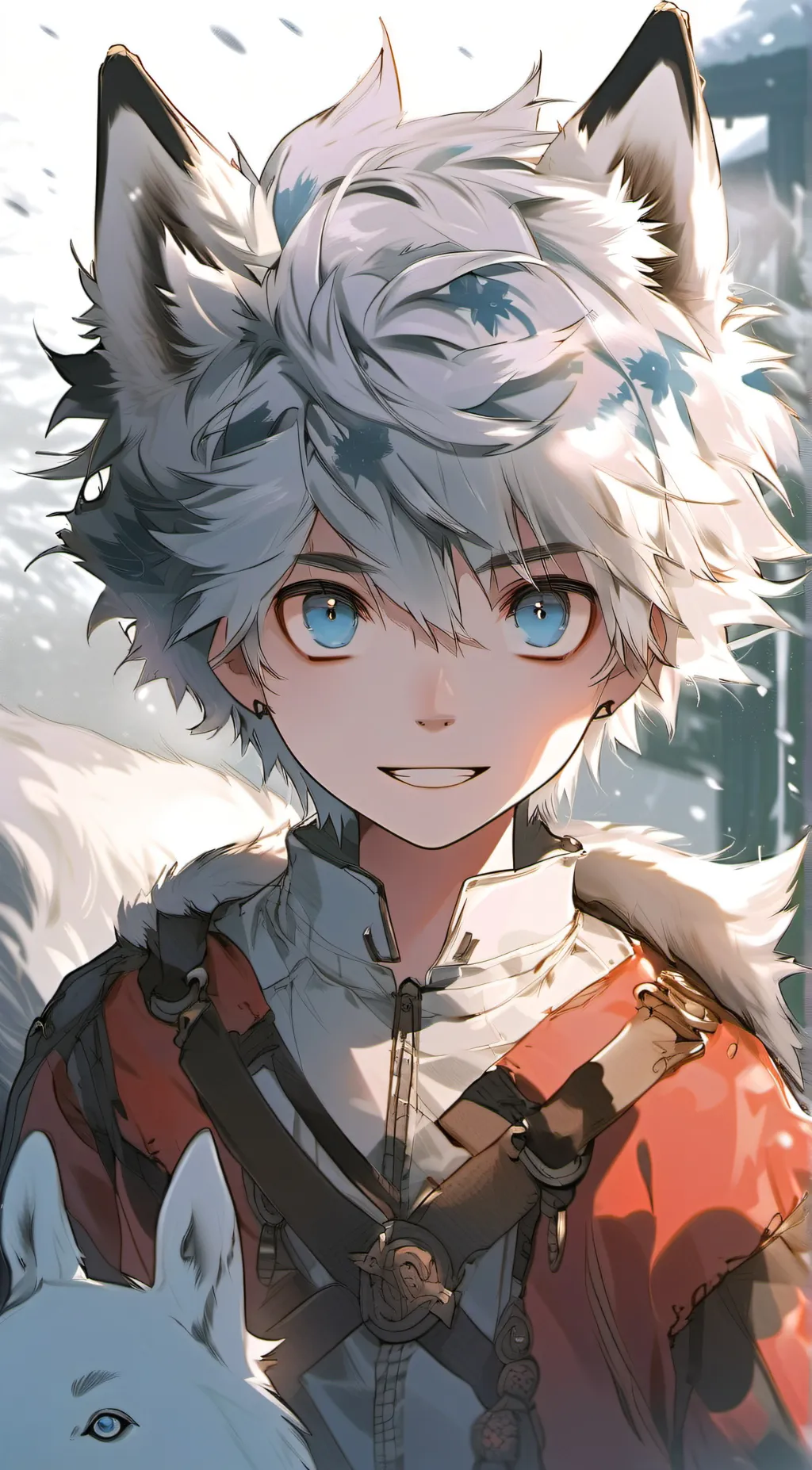 ai character: (Husky boy) Makai background