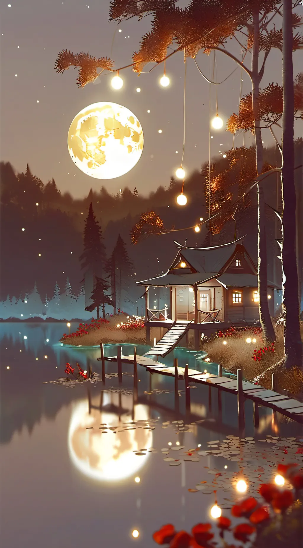 ai character: Enchanting World background