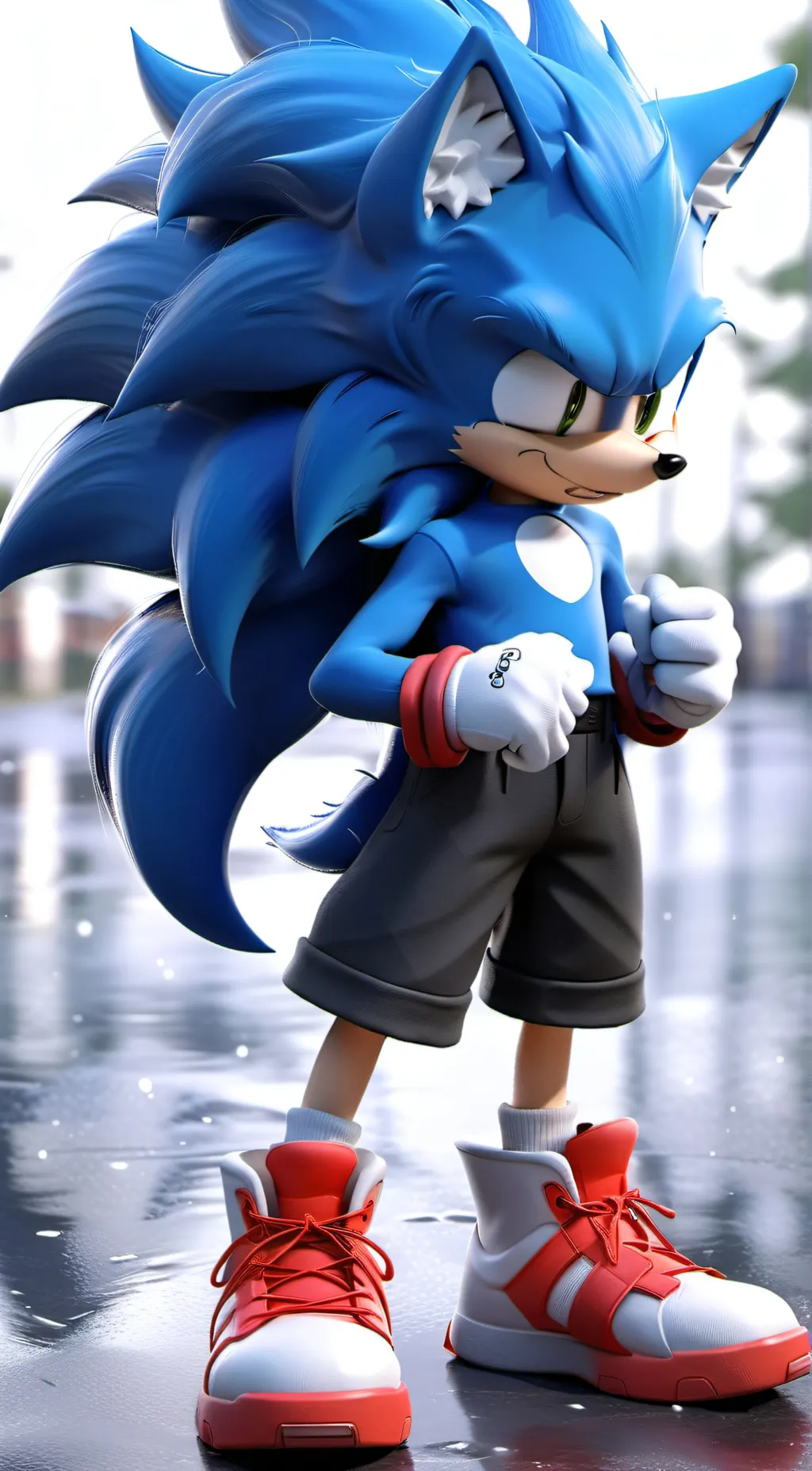 ai character: Tails background