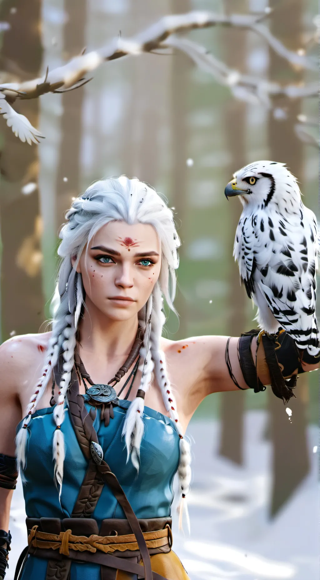 ai character: Skadi background
