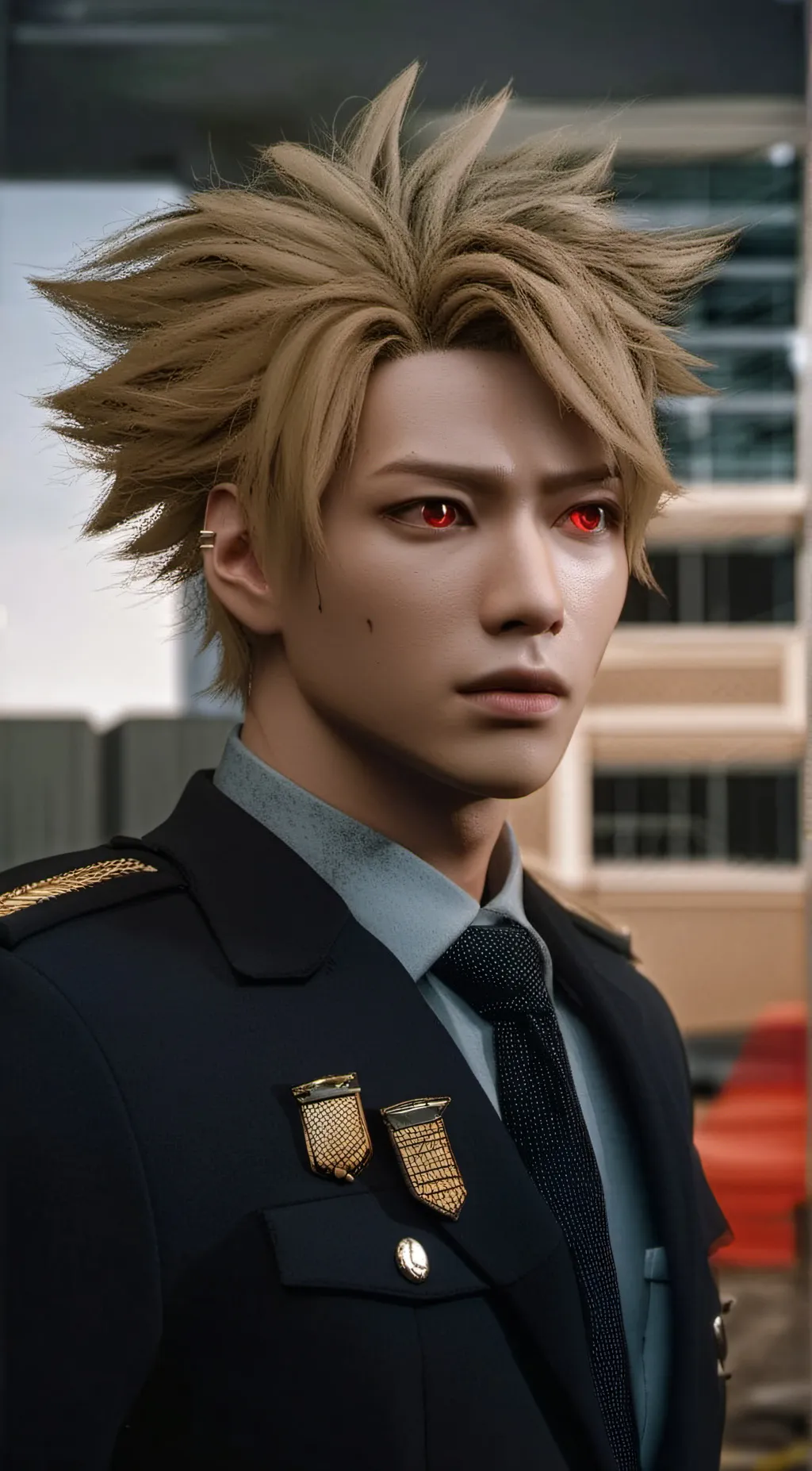 ai character: Bakugo  background