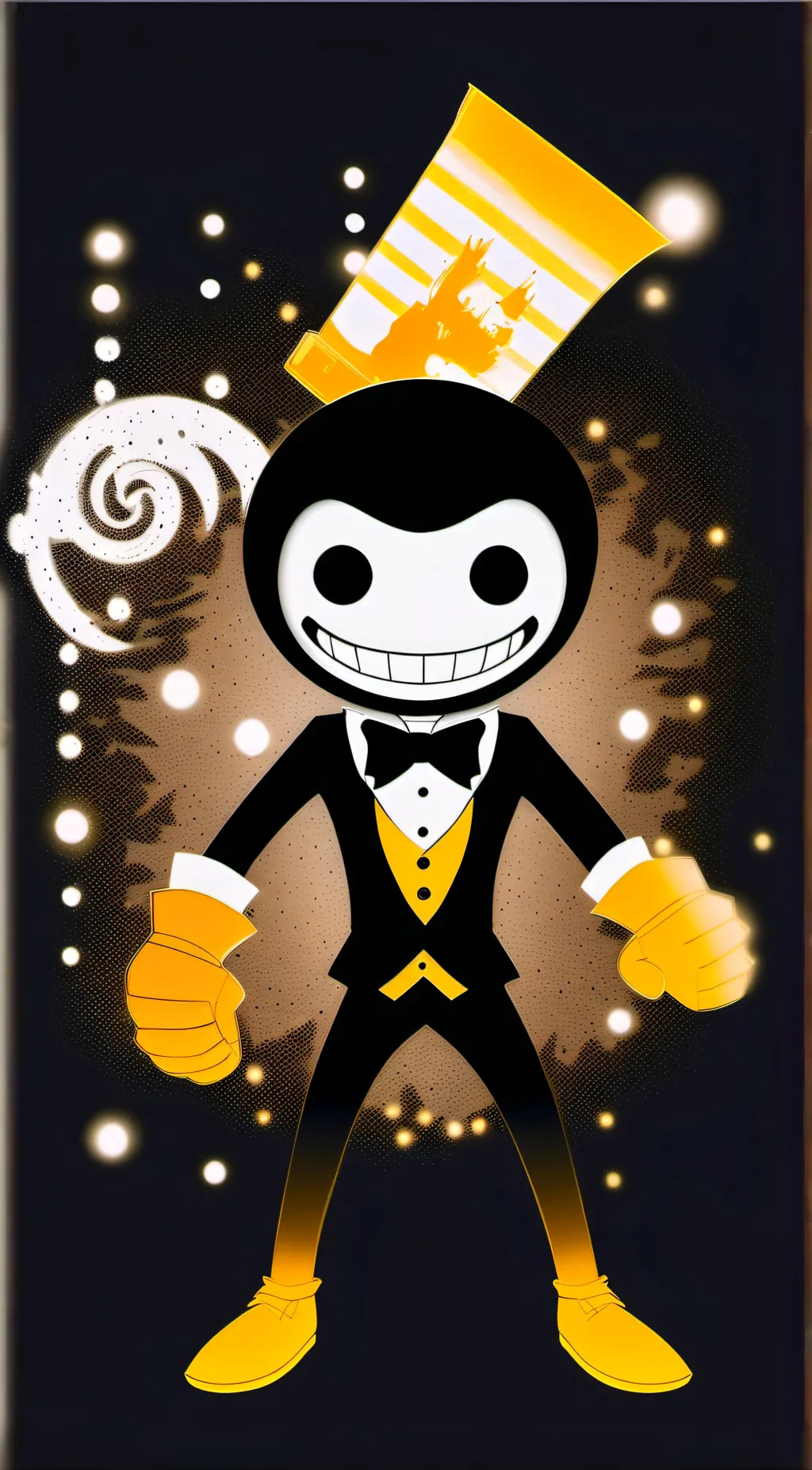 ai character: Bendy background
