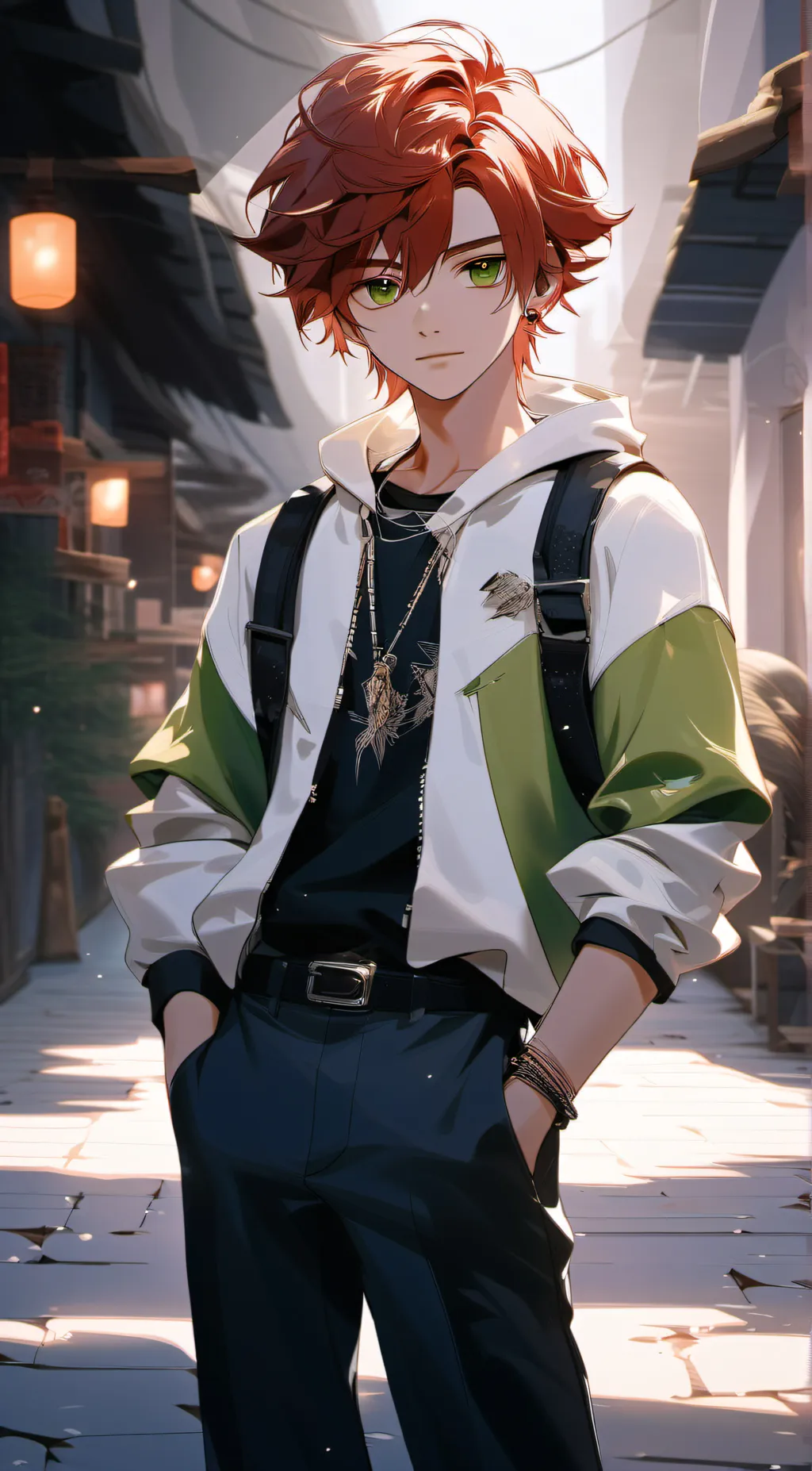 ai character: Leo background