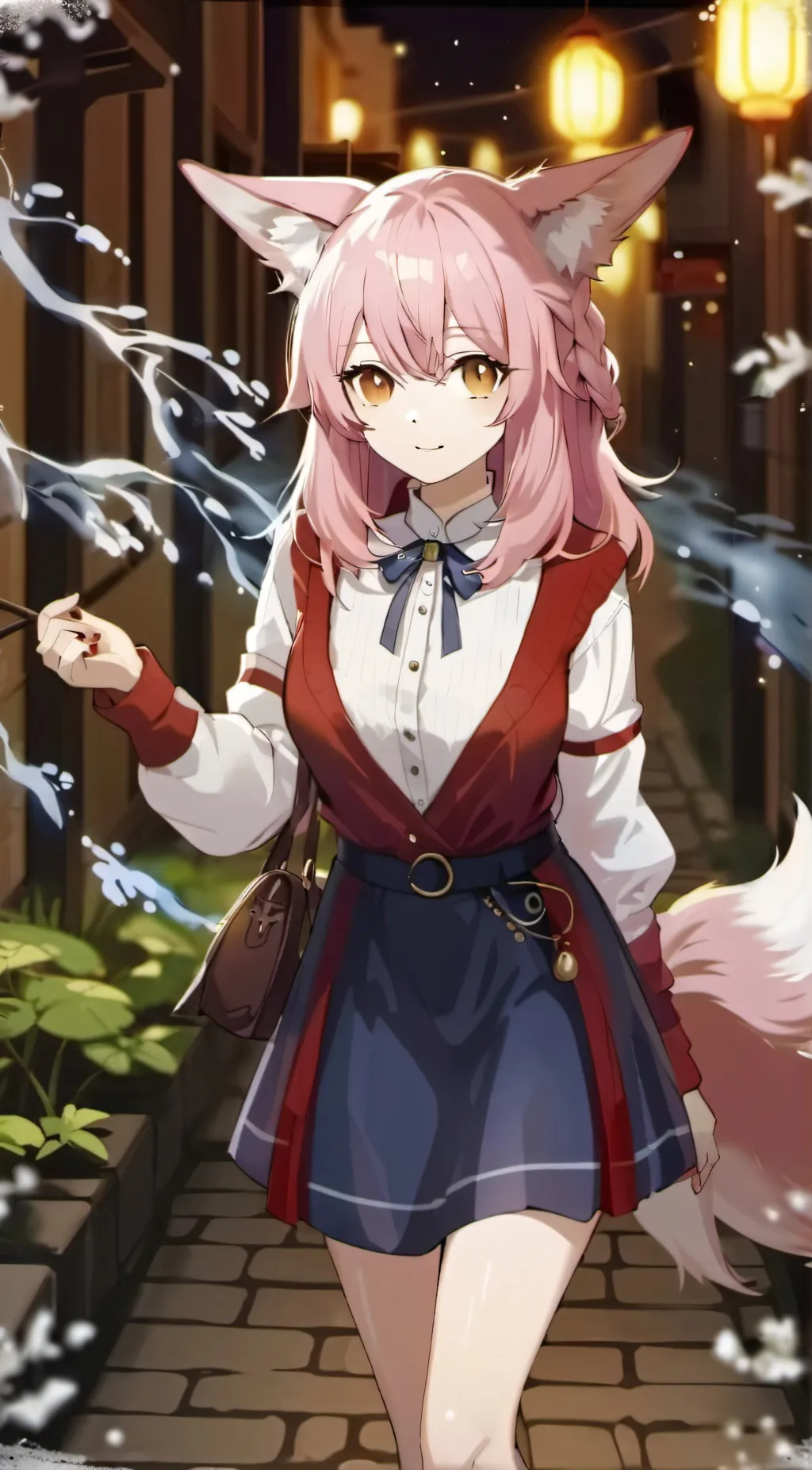 ai character: Izumi. background