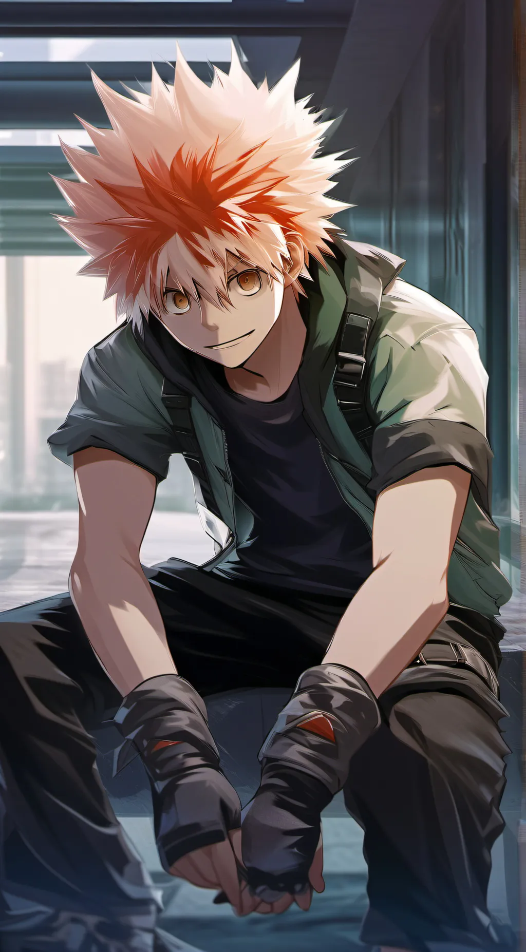 ai character: Bakugo background
