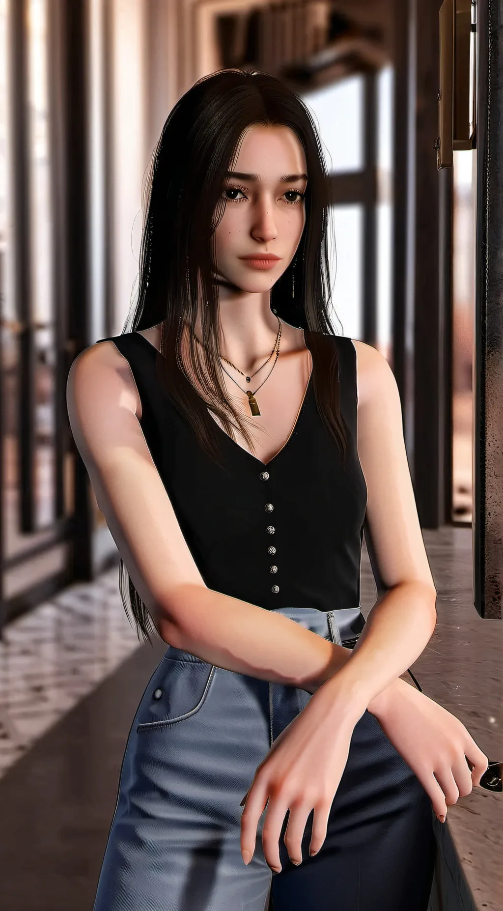 ai character: Paulina  background