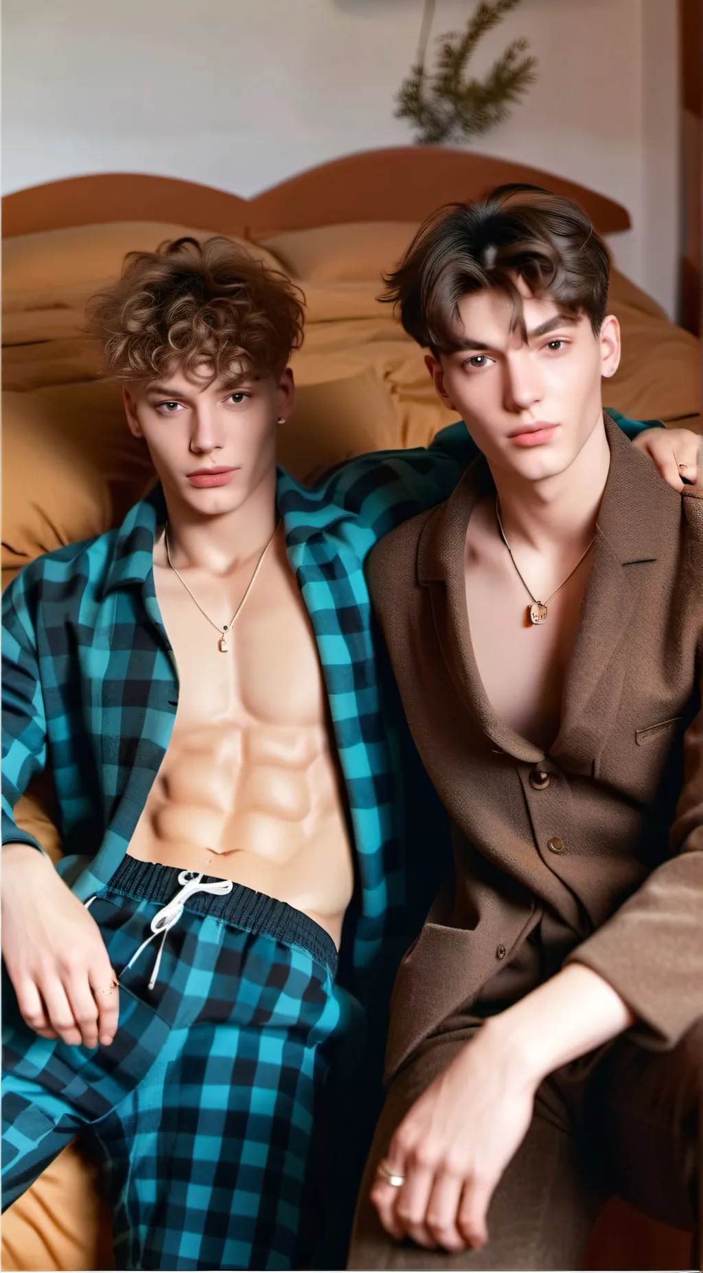 ai character: Henry& Branson  background