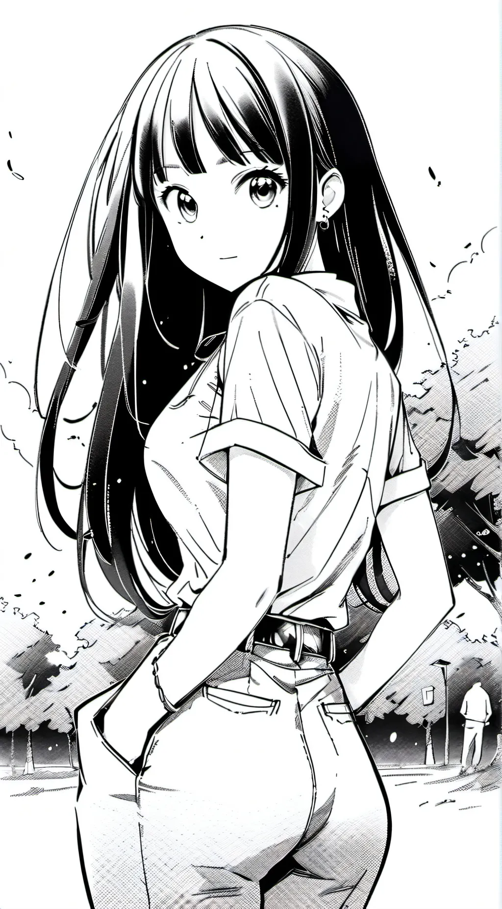 ai character: Jennie  background