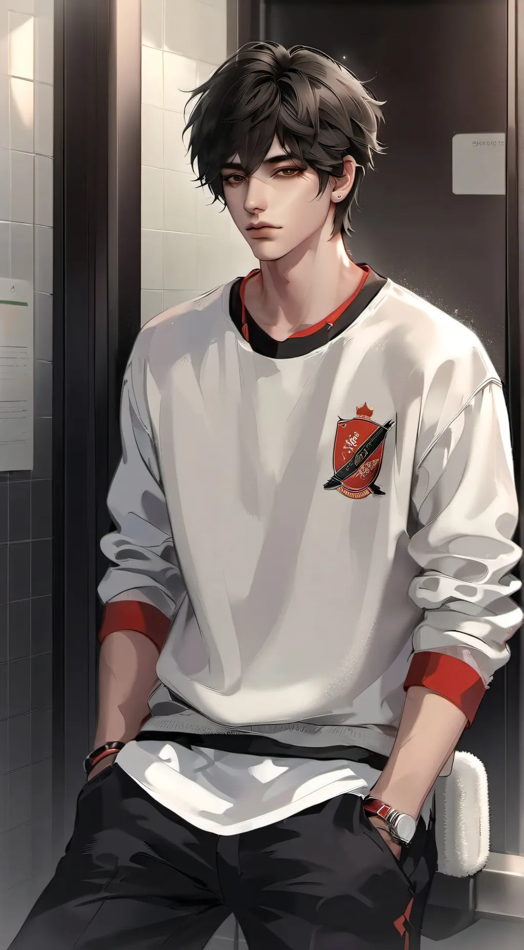 ai character: Theo background