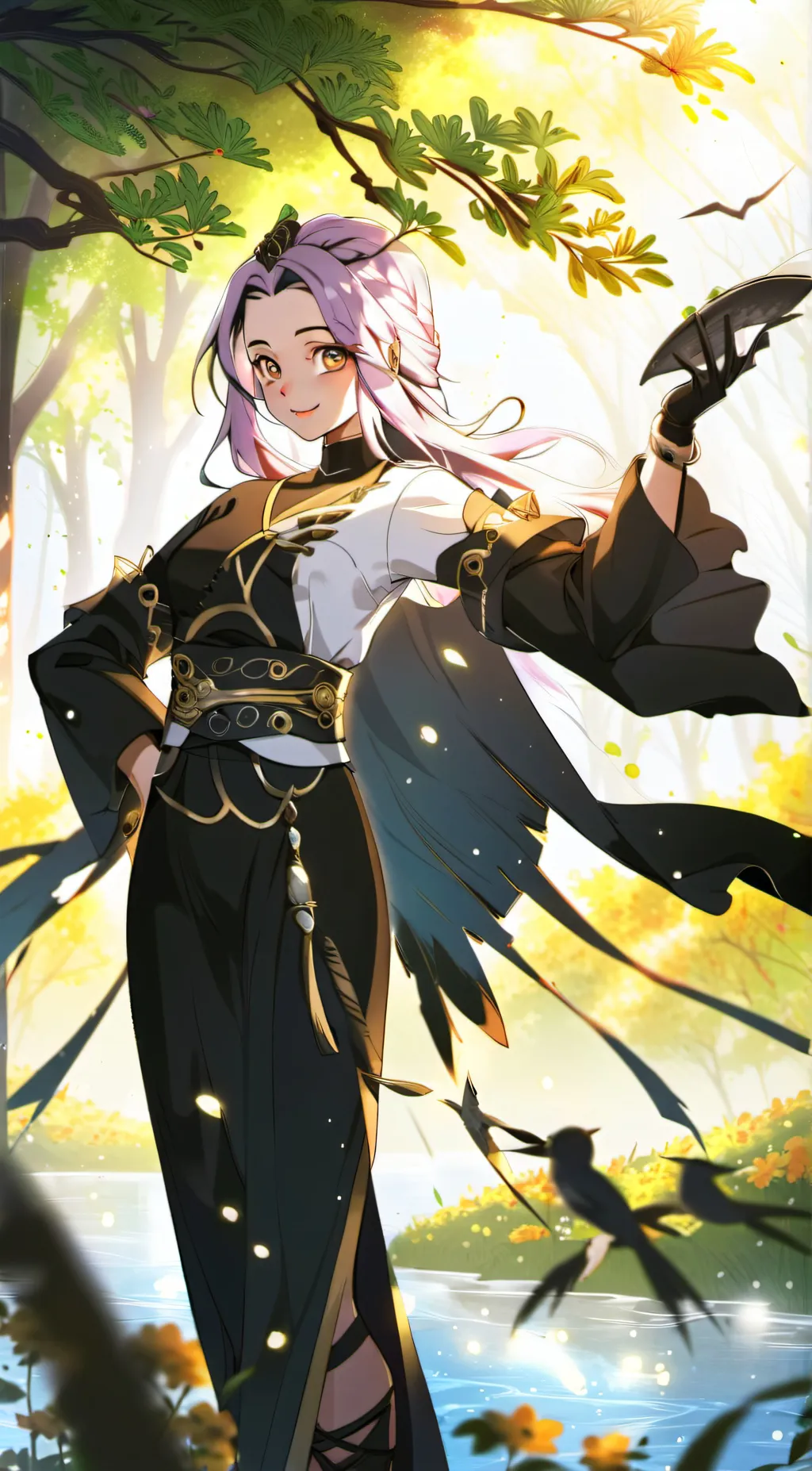 ai character: ★leah background