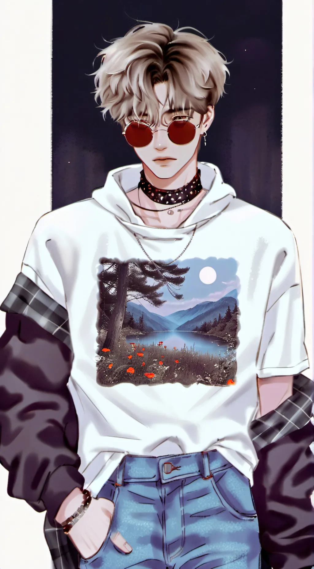 ai character: Leo background