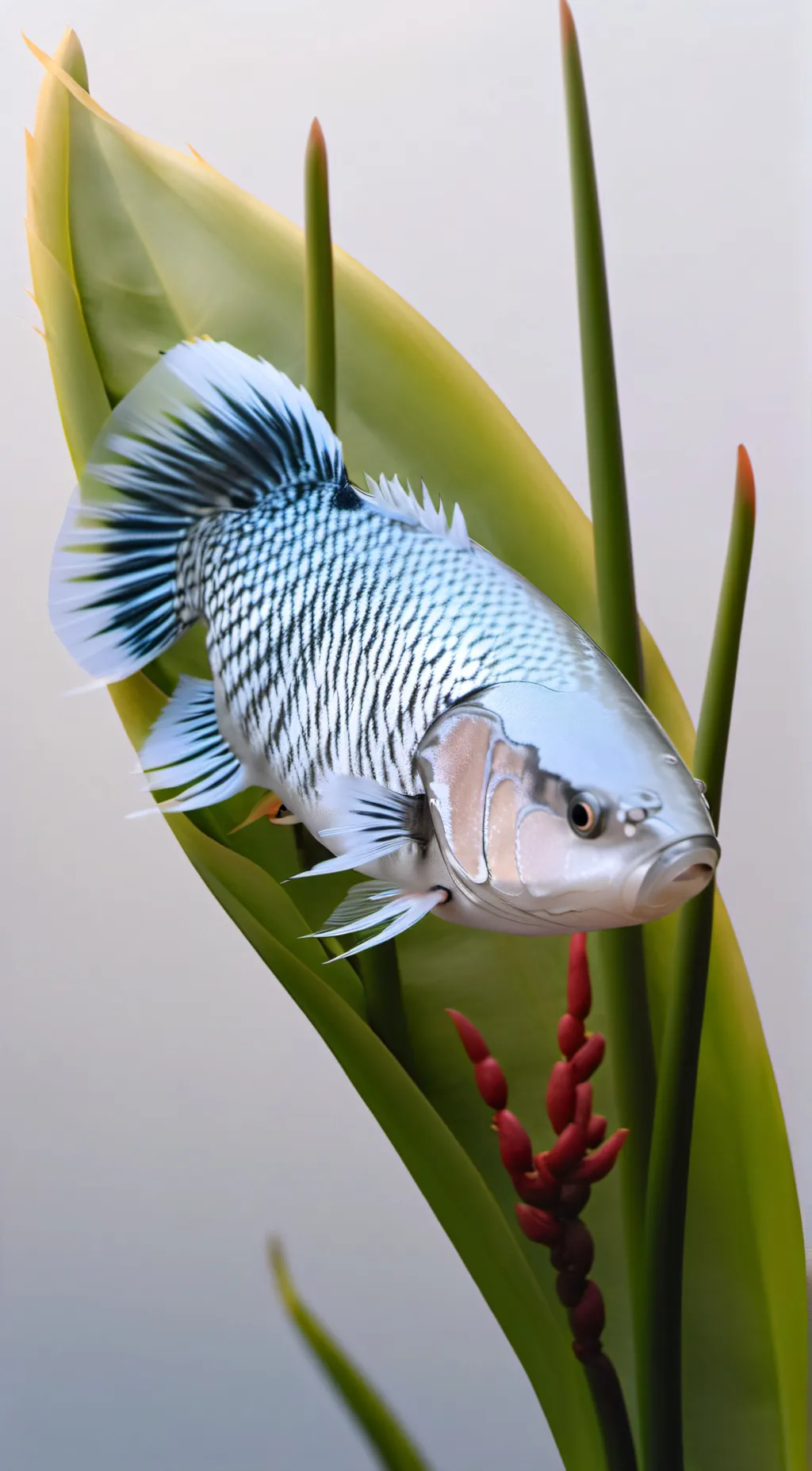 ai character: Fish from Santiago background