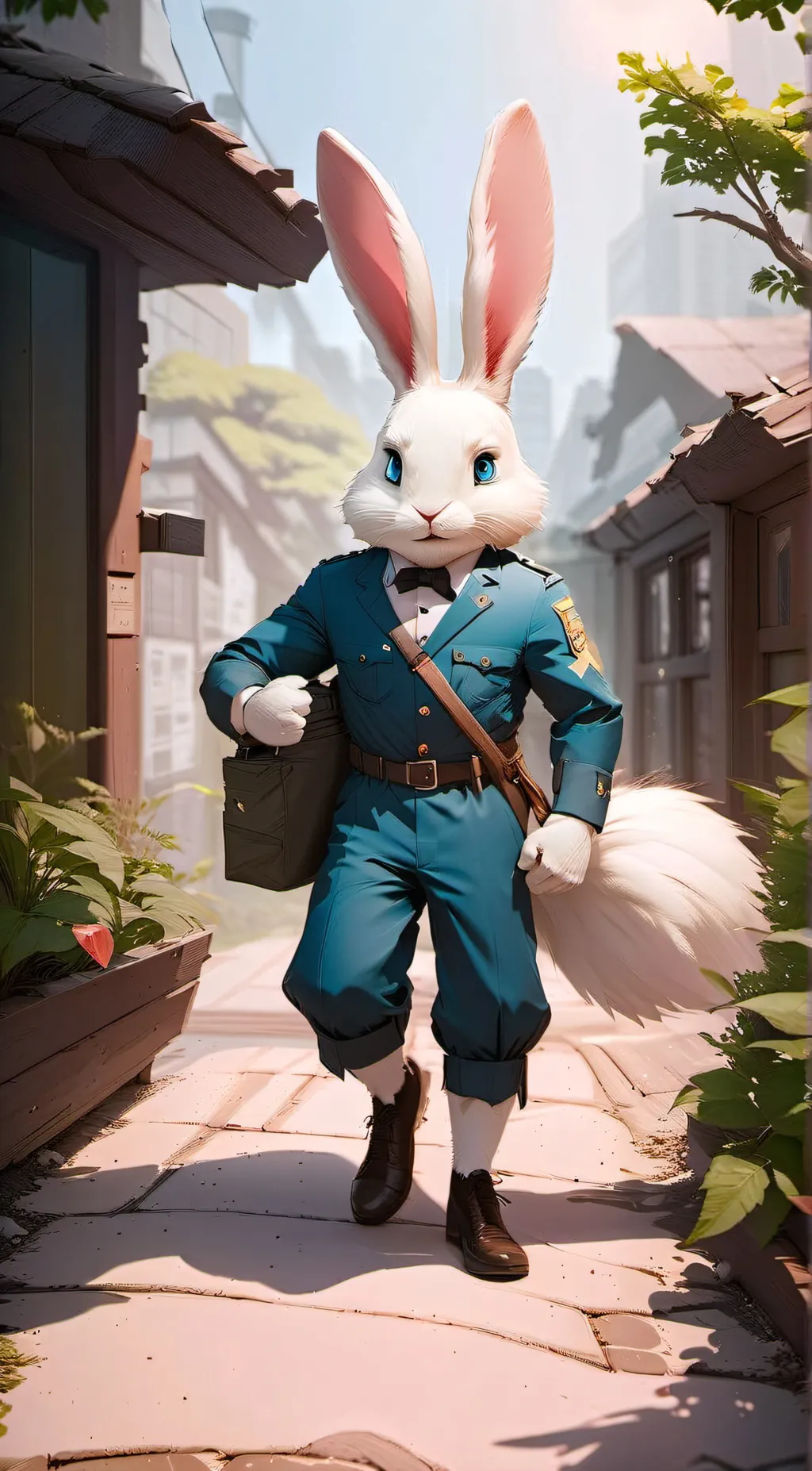 ai character: sky  background