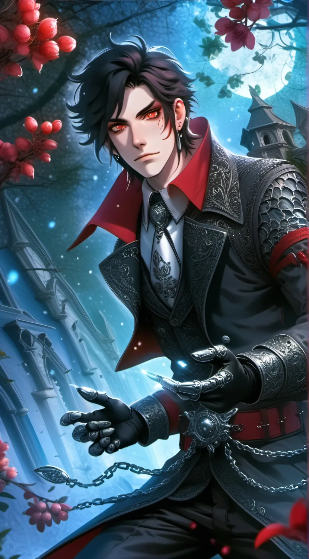 ai character: Knox  background