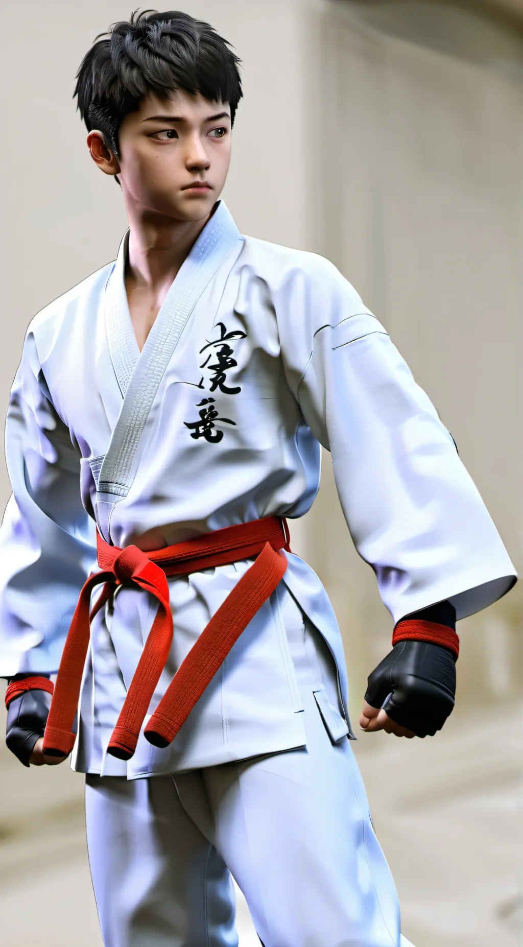 ai character: kung fu tournament background