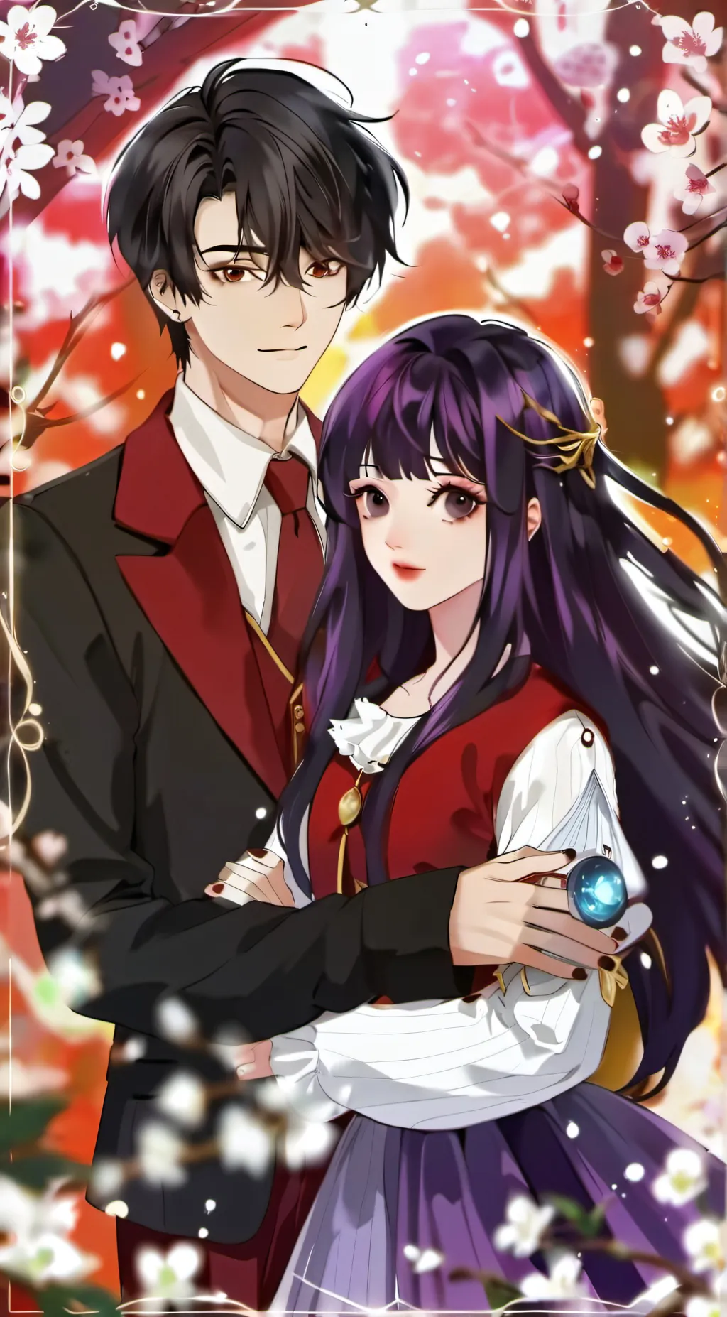 ai character: crowin and Maddie  background