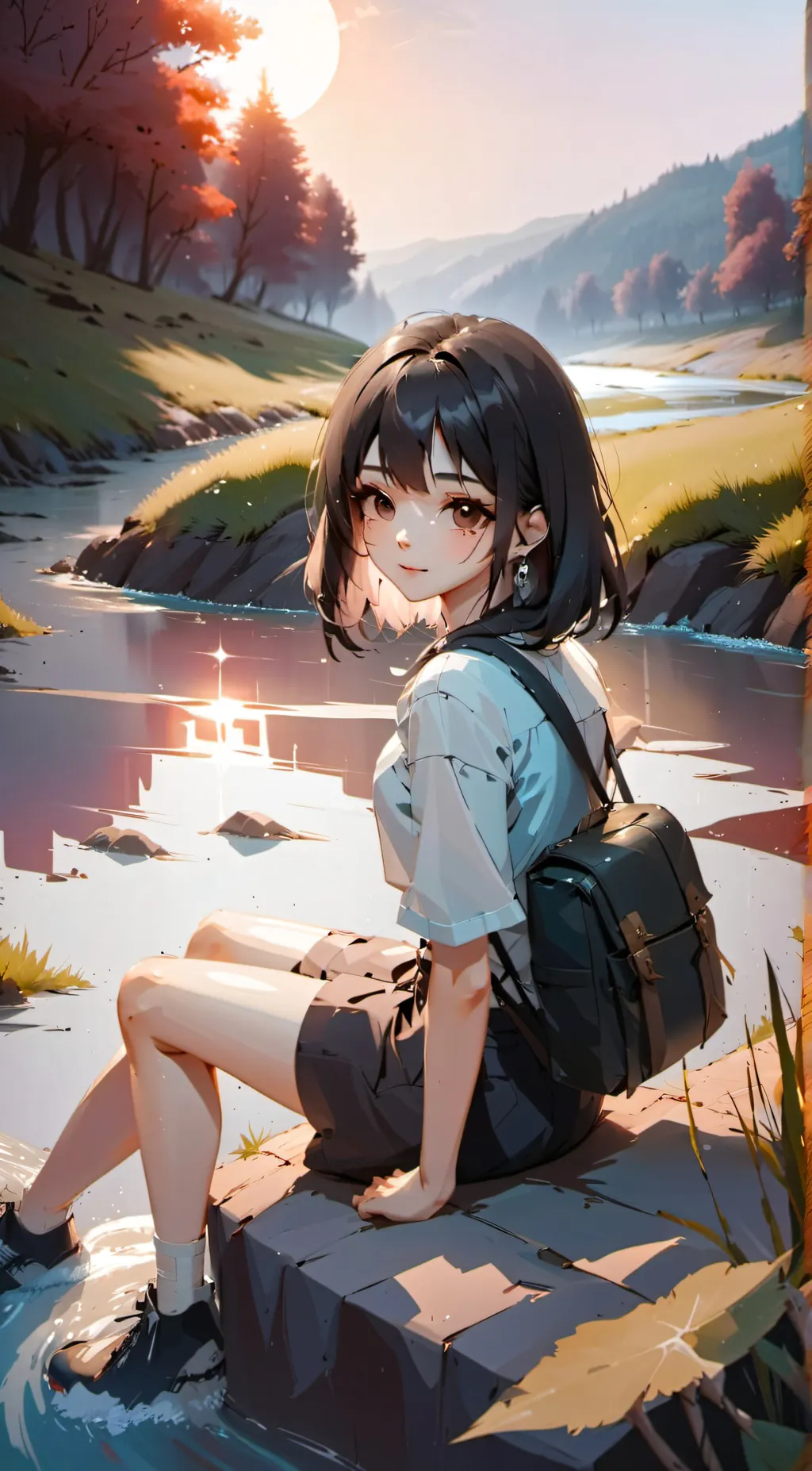 ai character: Lilly background