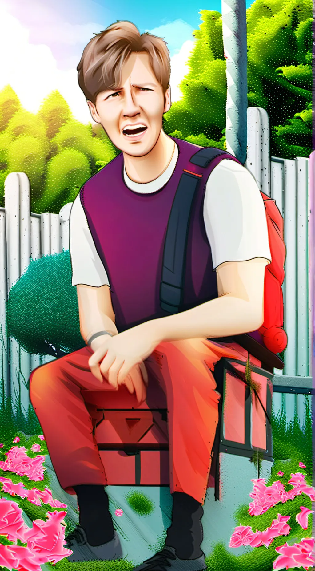 ai character: Adam background