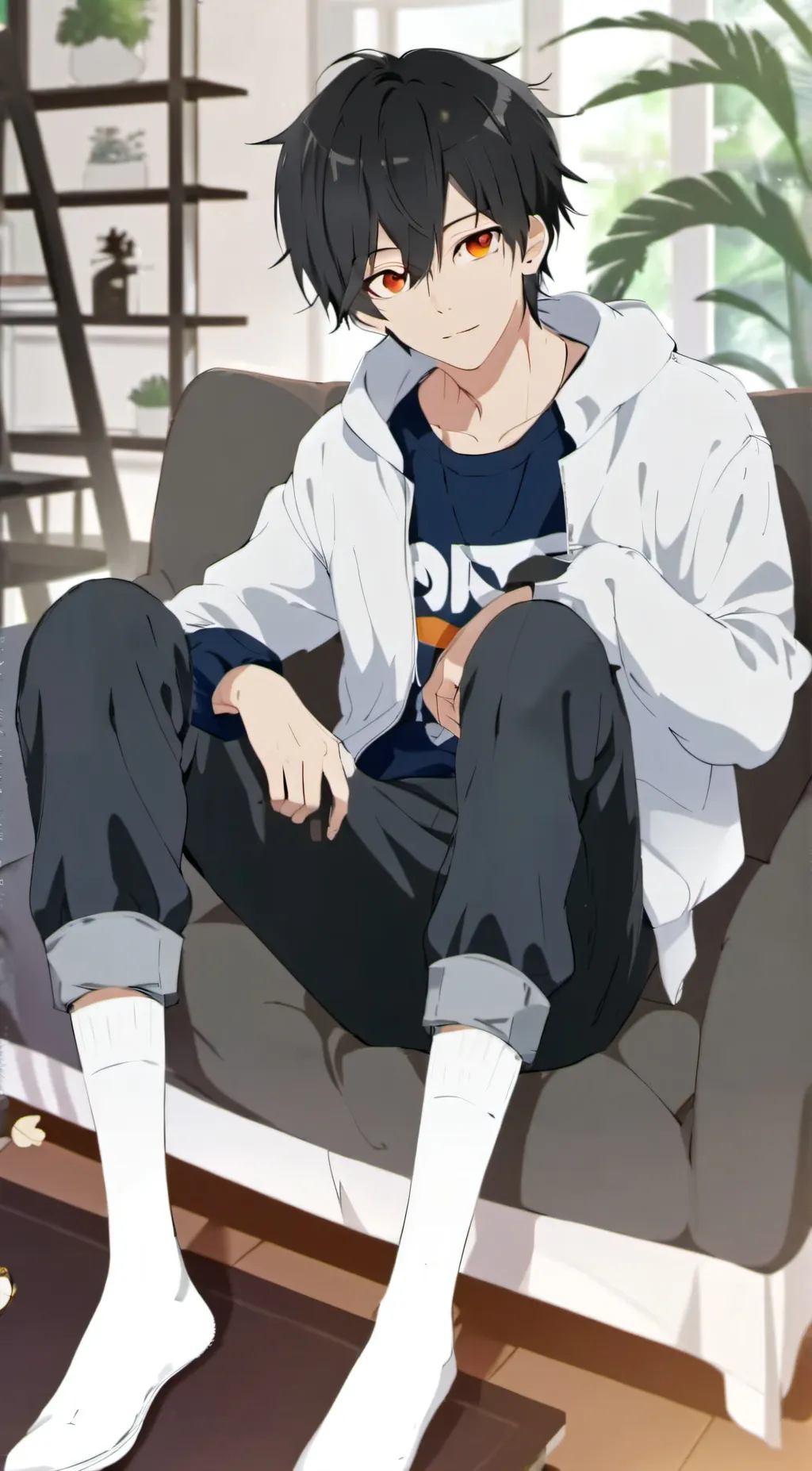 ai character: Saji background