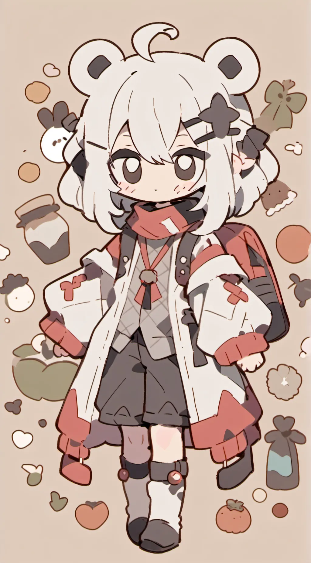 ai character: Sophia sparkles  background