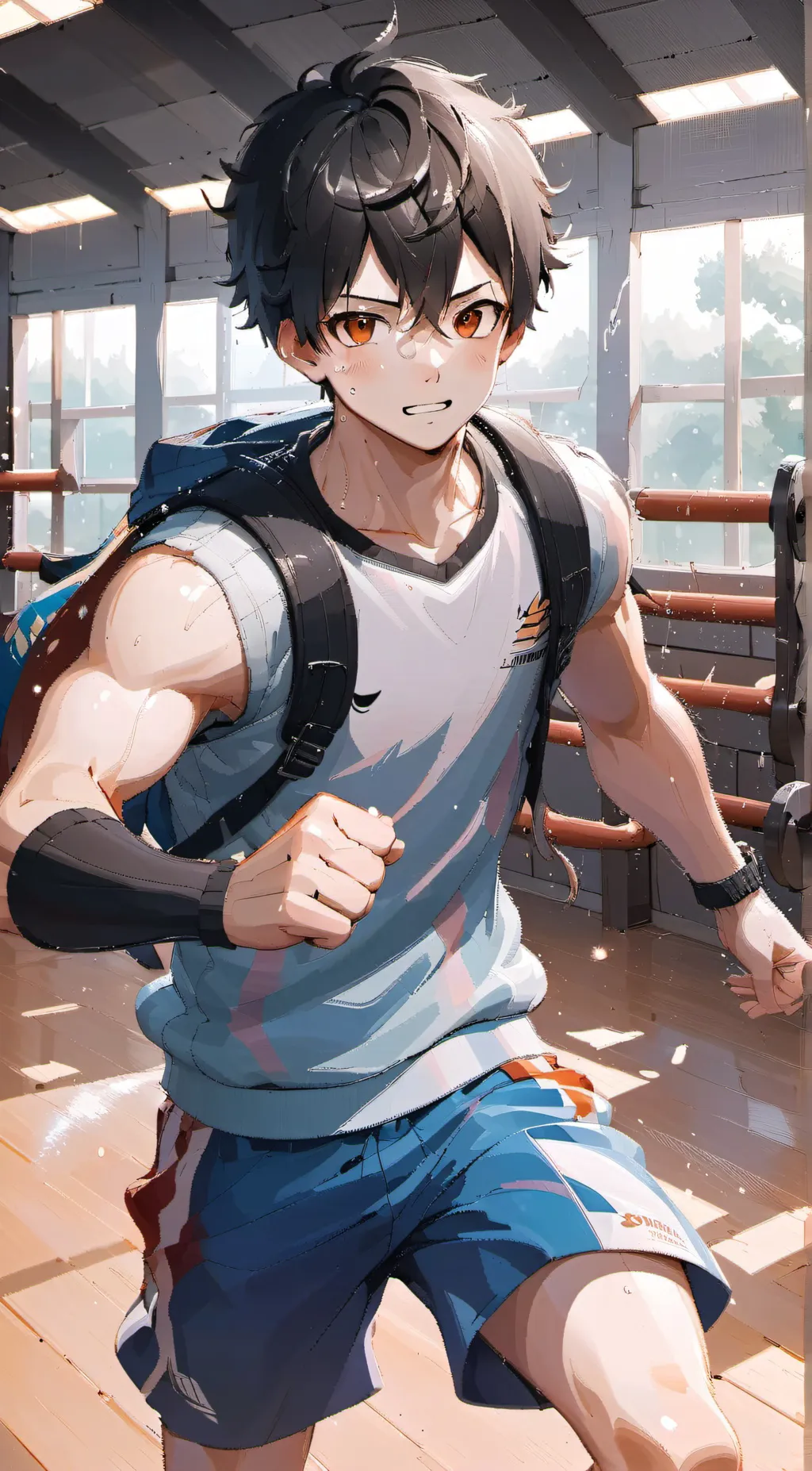 ai character: Derek background