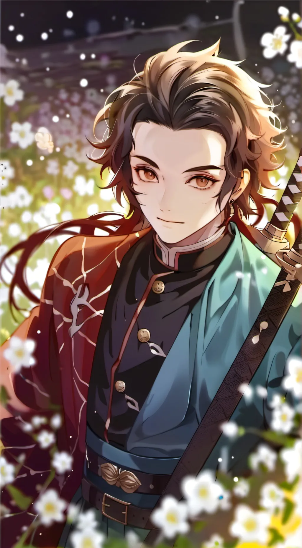 ai character: Demon Slayer  background