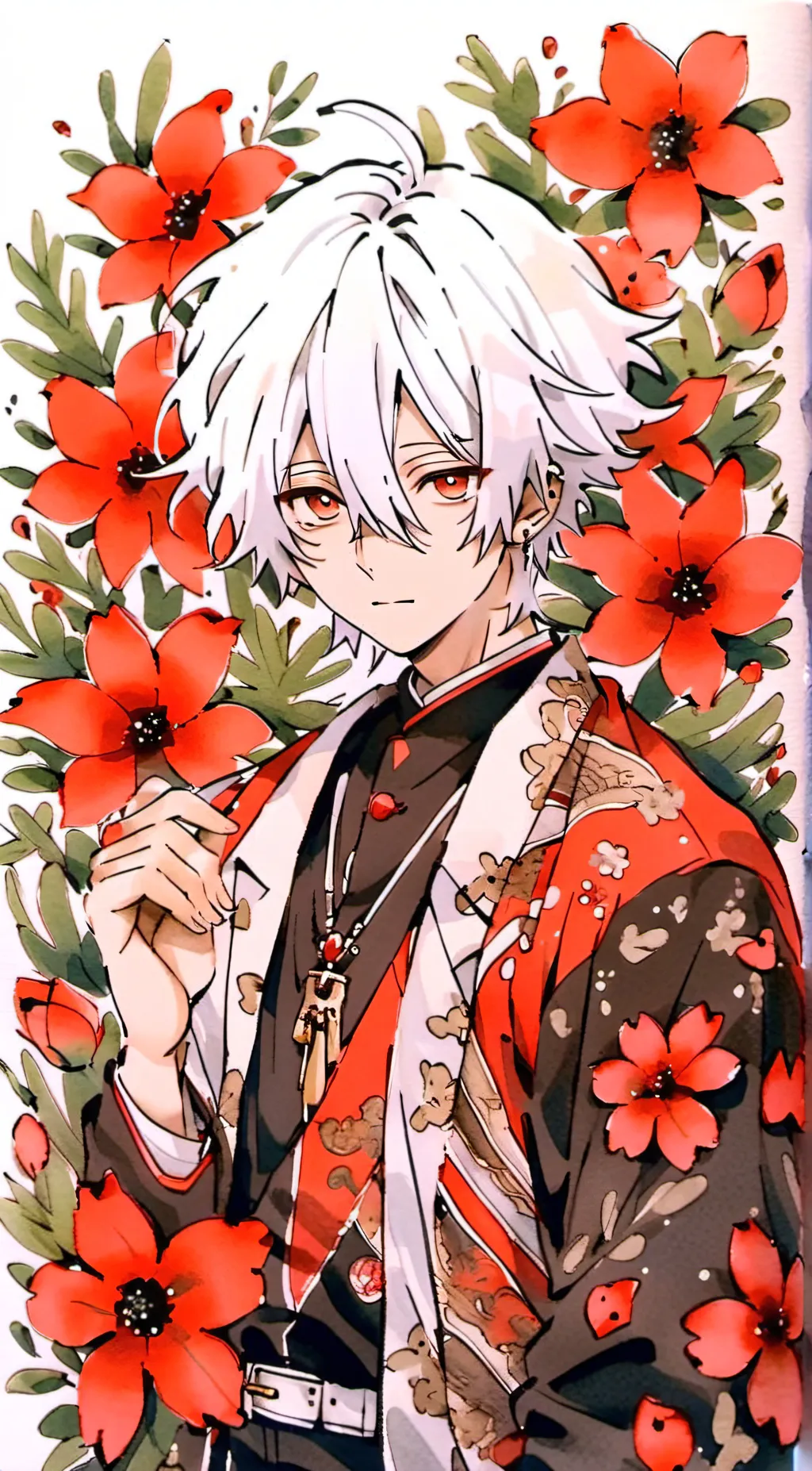 ai character: Gojo Saturo  background