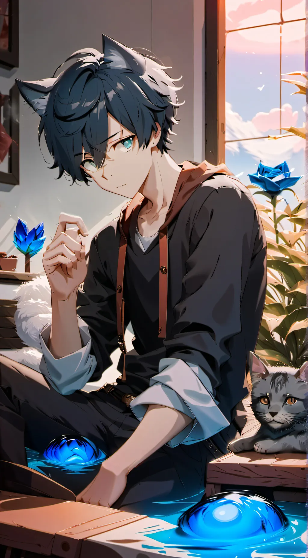ai character: Kaito Suzuki background