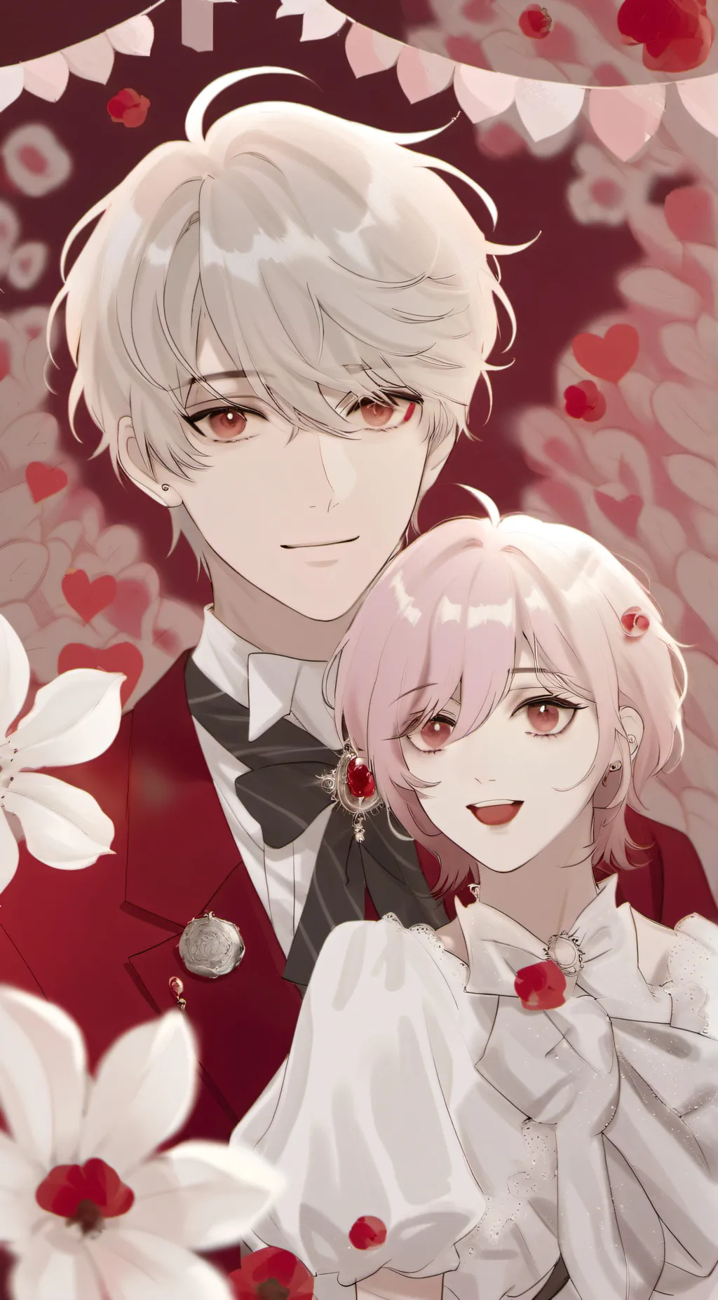 ai character: cute boyy background