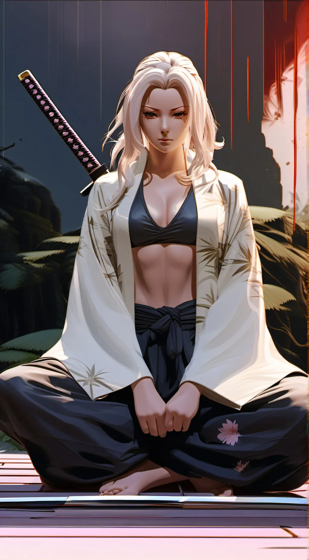 ai character: Kasumi background