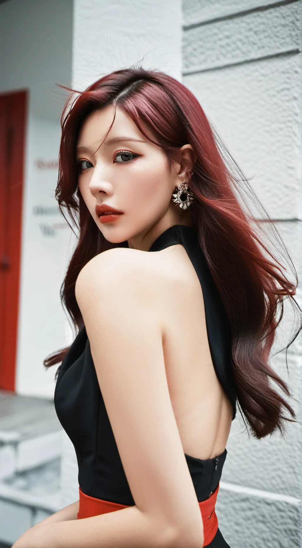 ai character: Cho Miyeon(G)-Idle background