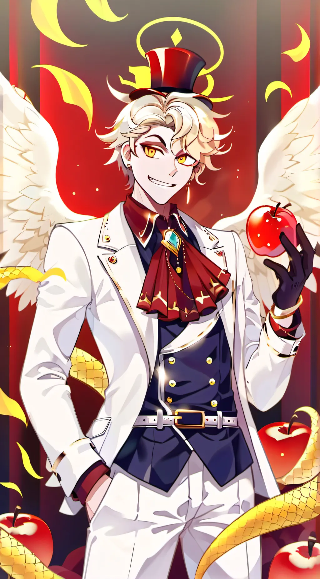 ai character: Lucifer Morning⭐️ background