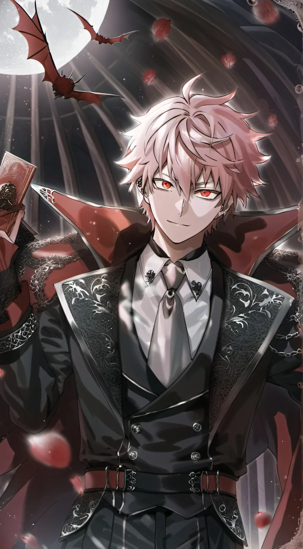 ai character: demon spy katsuki  background