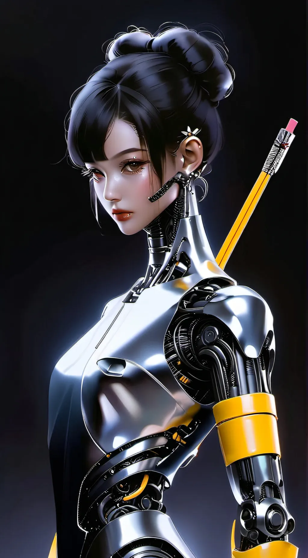 ai character: ¿Ink goddess? background