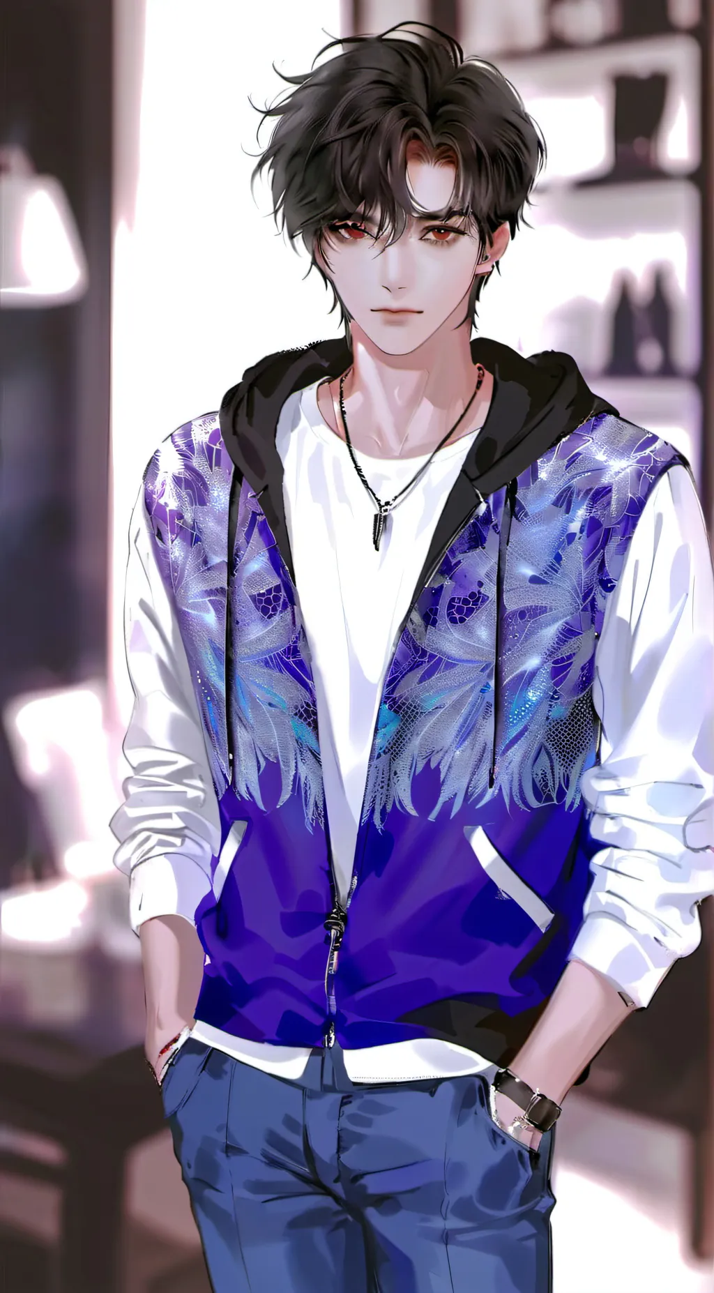 ai character: Xavier  background