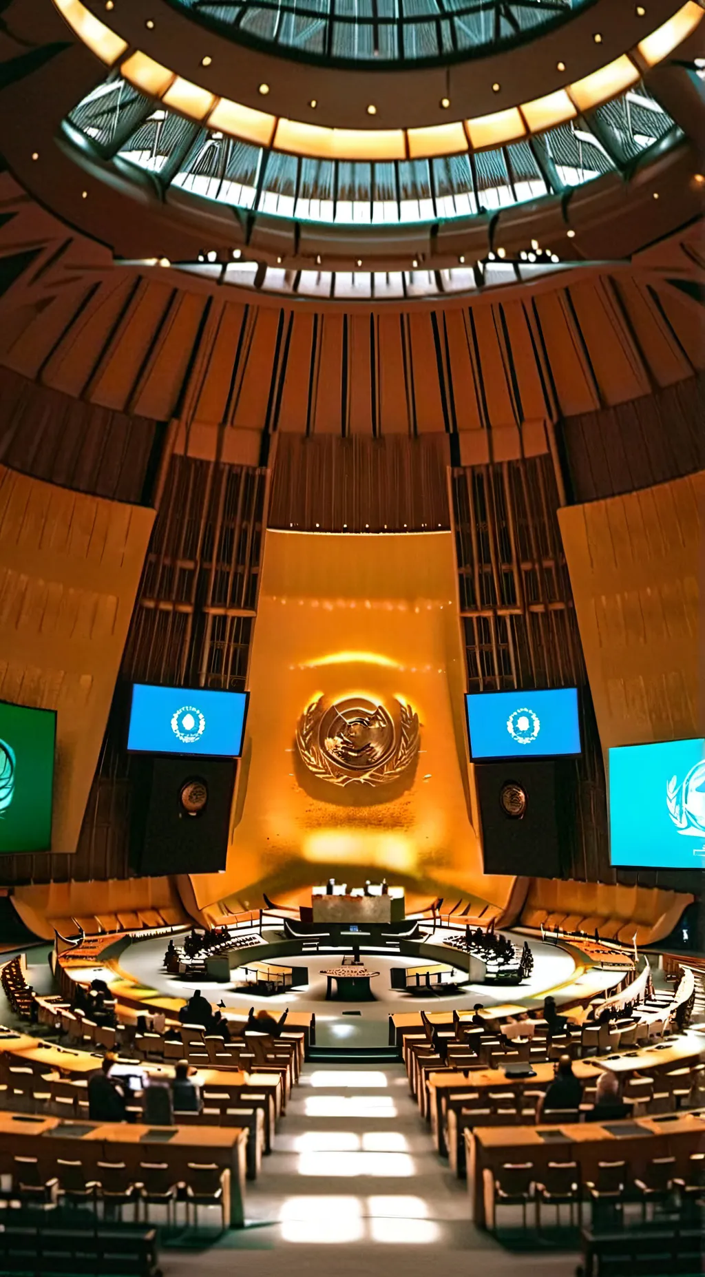 ai character: United Nations background