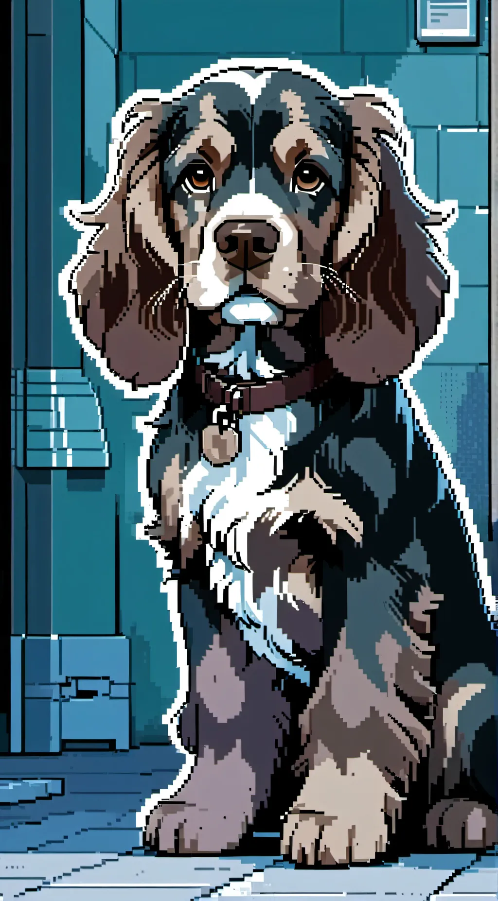 ai character: Sam the dog background