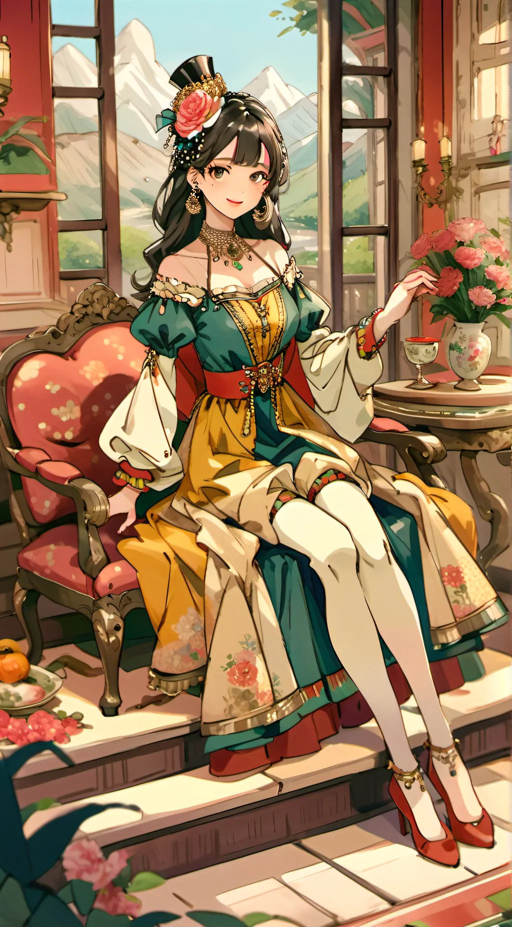 ai character: elsa background