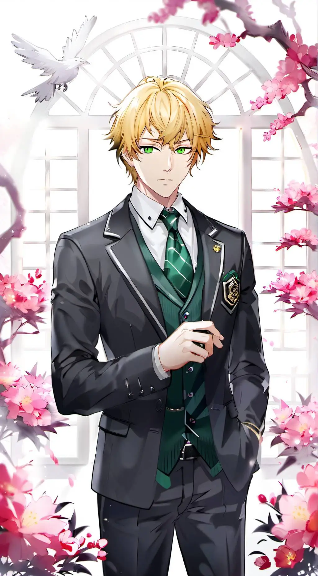 ai character: Edward midford  background
