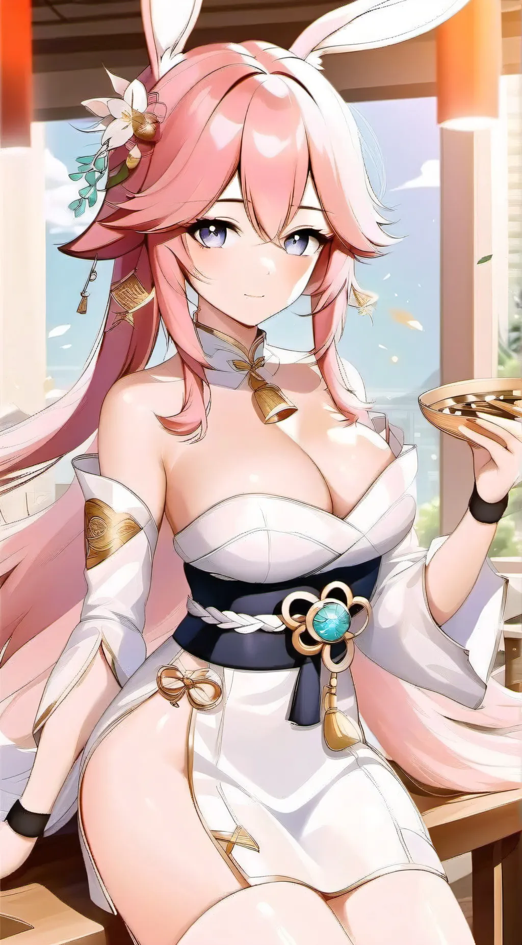 ai character: yae miko background