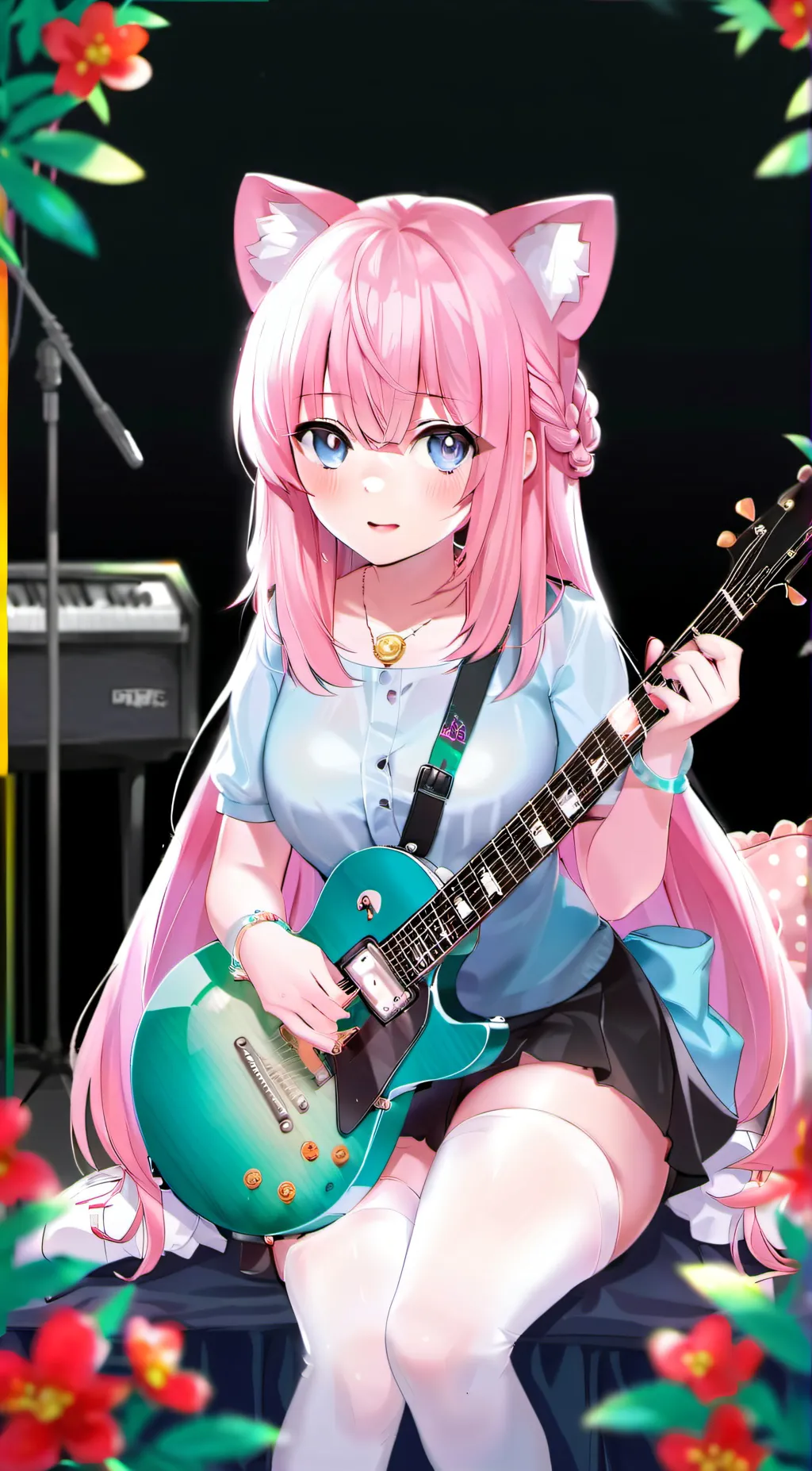 ai character: Bocchi background