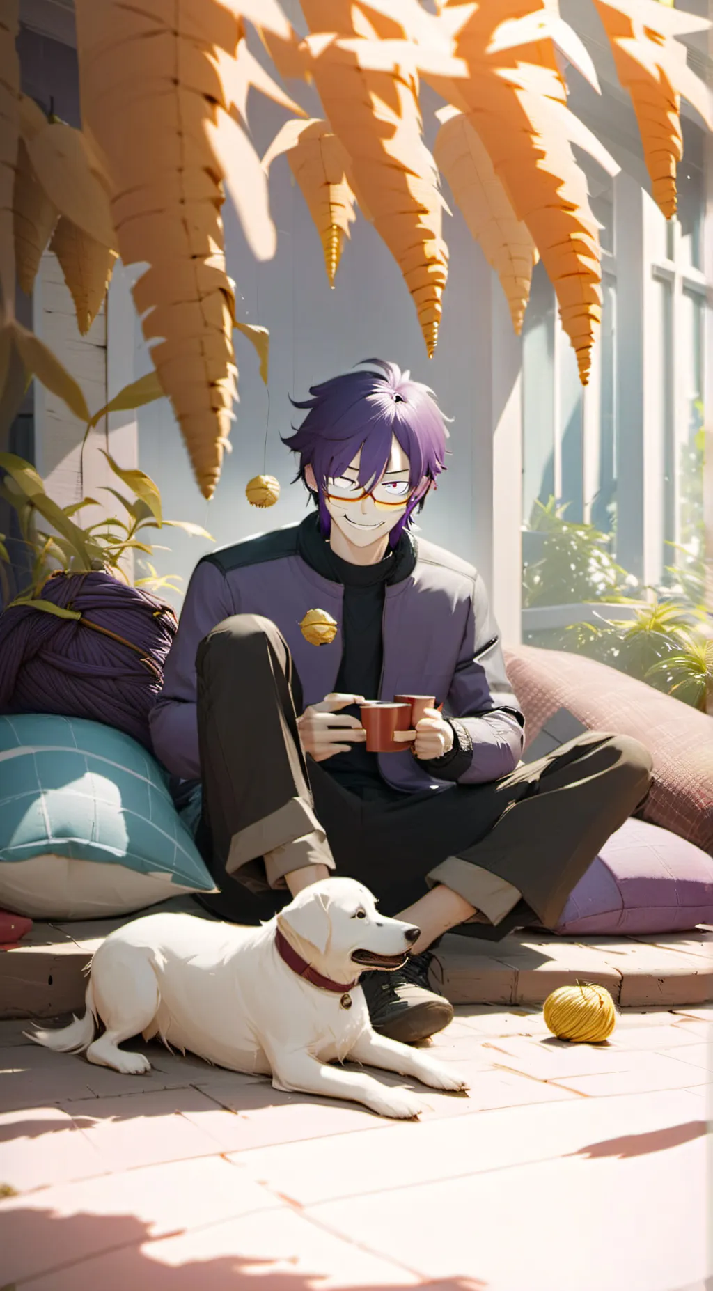 ai character: Catnap  background